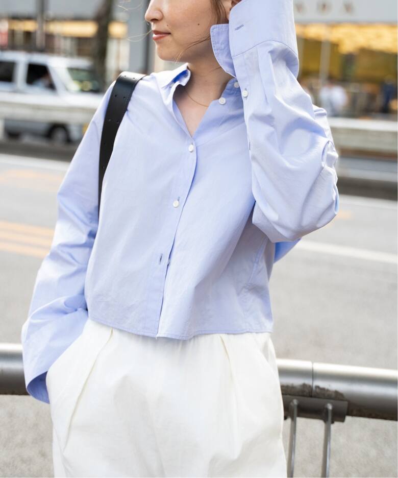 Cropped BD シャツ（シャツ／ブラウス）｜Deuxieme Classe 