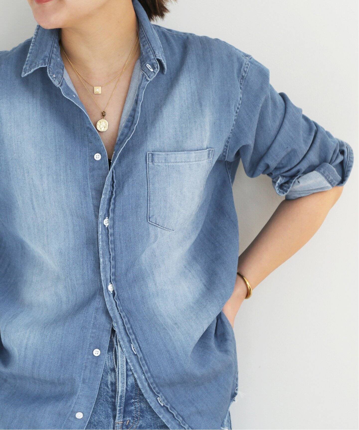 FRANK＆EILEEN /フランクアンドアイリーン】 デニム シャツ MNS  