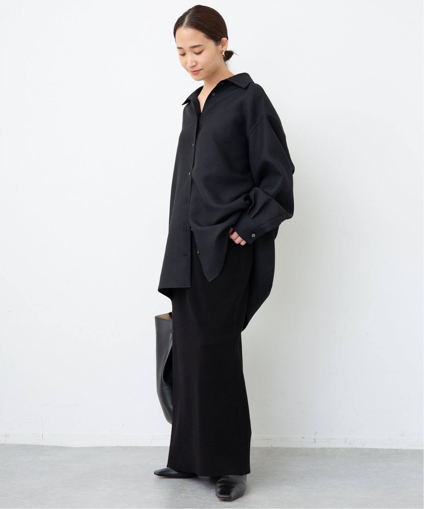 ARCH THE/アーチ ザ】 OVERSIZED WOOL SILK シャツ（シャツ／ブラウス 