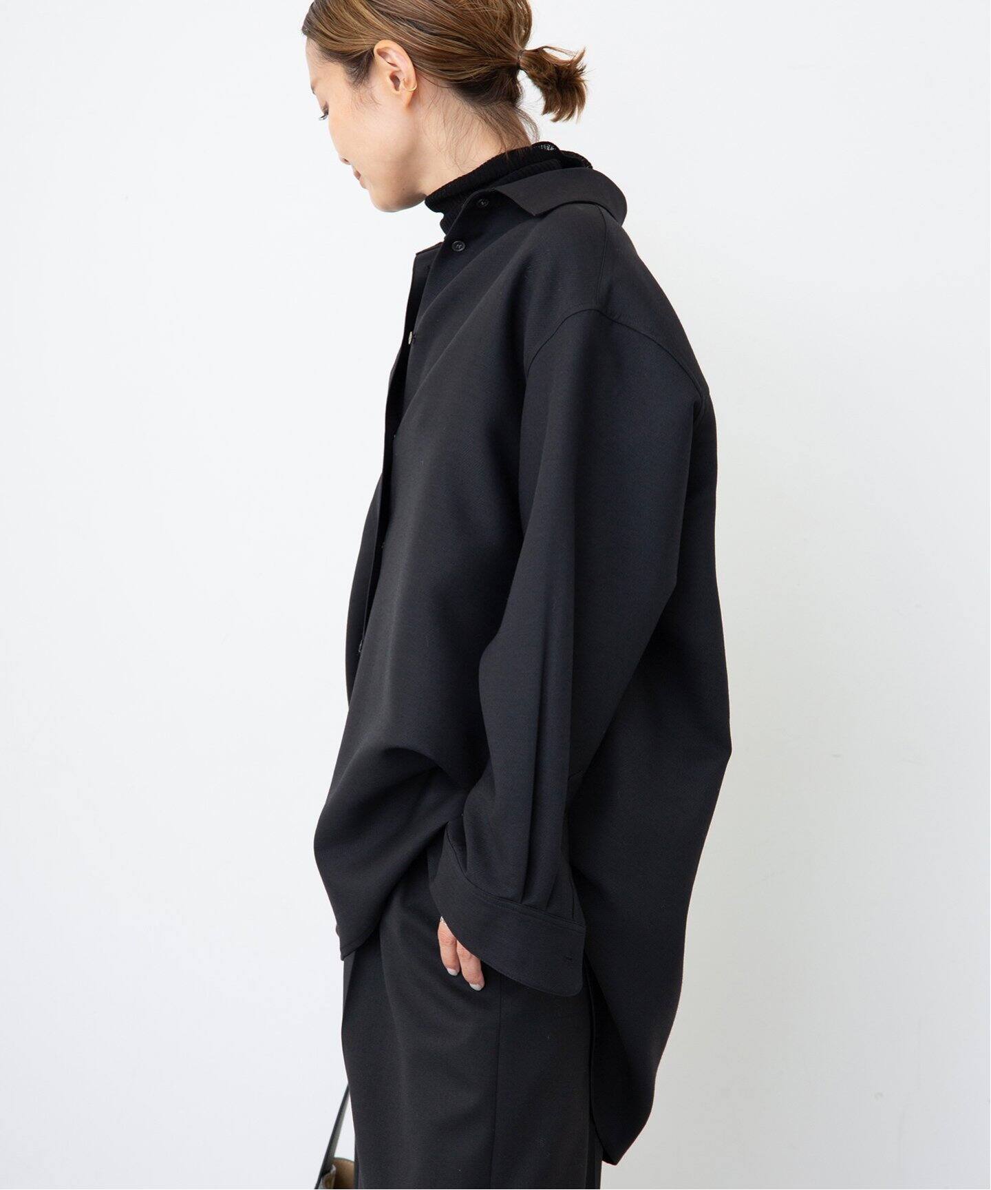 ARCH THE/アーチ ザ】 OVERSIZED WOOL SILK シャツ（シャツ／ブラウス  