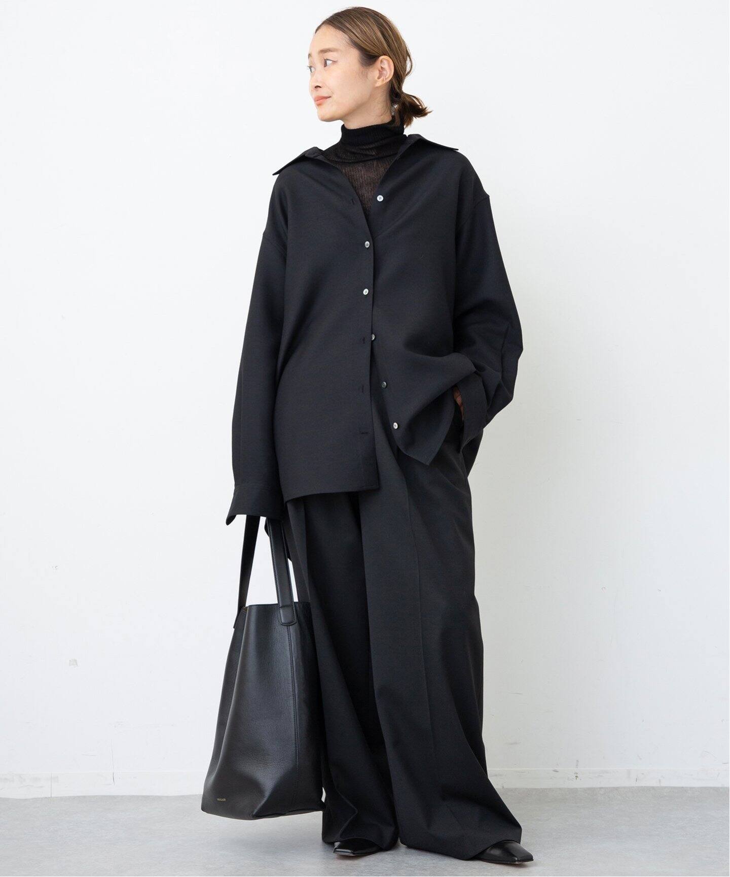 ARCH THE/アーチ ザ】 OVERSIZED WOOL SILK シャツ（シャツ／ブラウス 