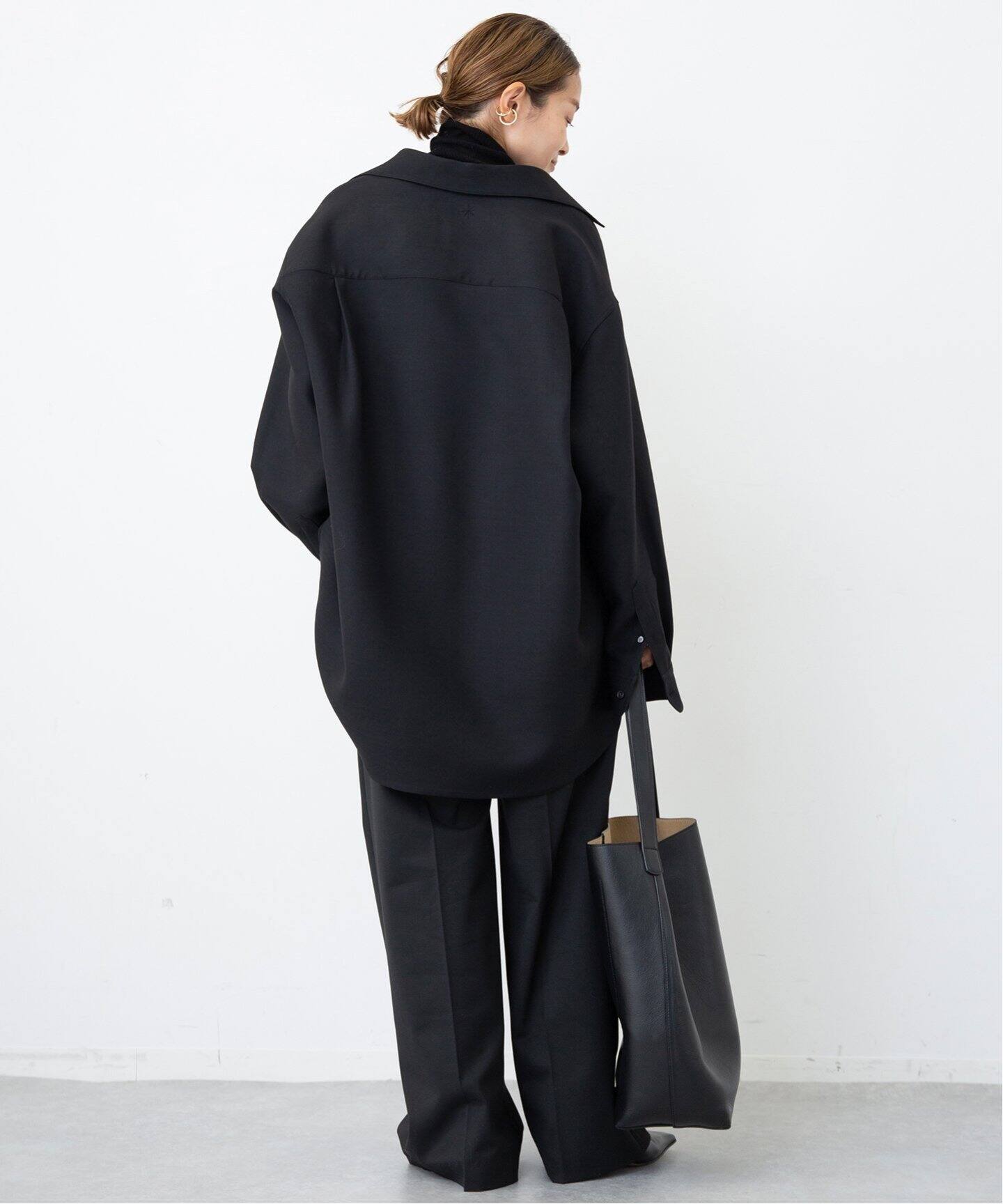 ARCH THE/アーチ ザ】 OVERSIZED WOOL SILK シャツ（シャツ／ブラウス  