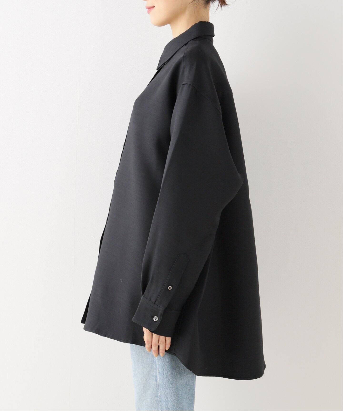 ARCH THE/アーチ ザ】 OVERSIZED WOOL SILK シャツ（シャツ／ブラウス  