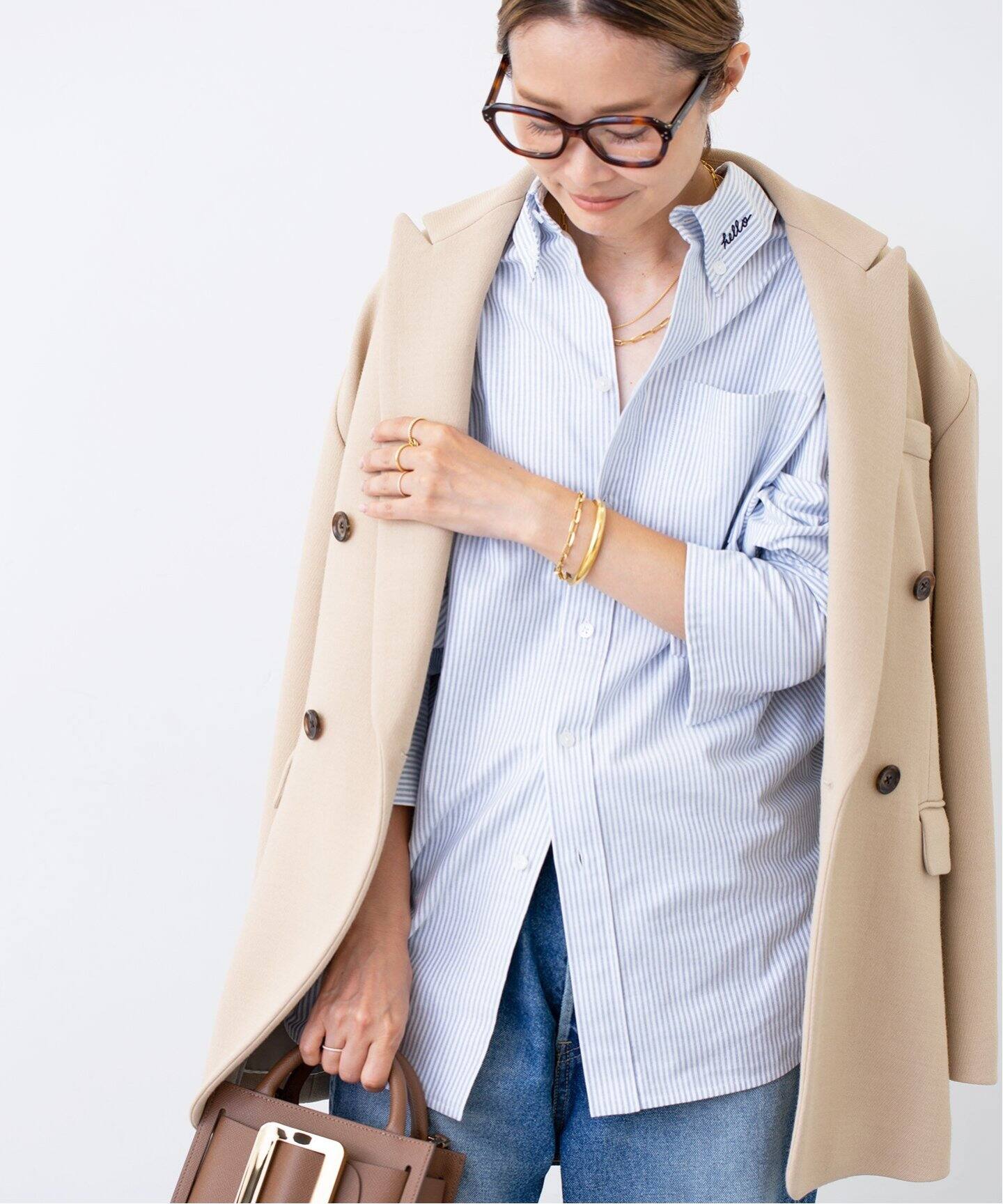 マディソンブルー SWING TWISTED シャツ OX STRIPE 【公式通販】