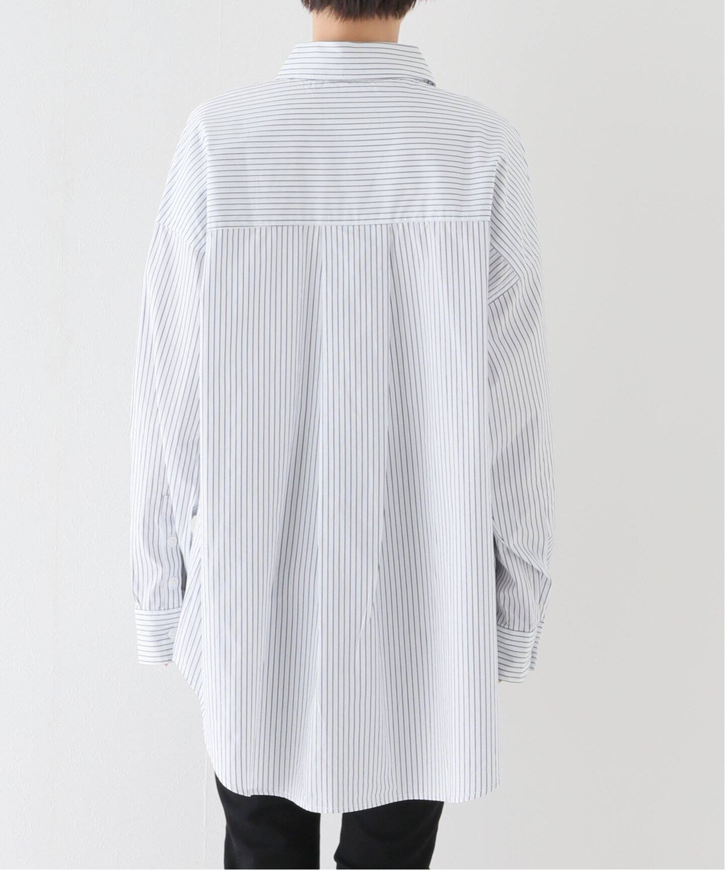 OVAL SQUARE / オーヴァルスクエア】 STRIPE シャツ（シャツ／ブラウス  