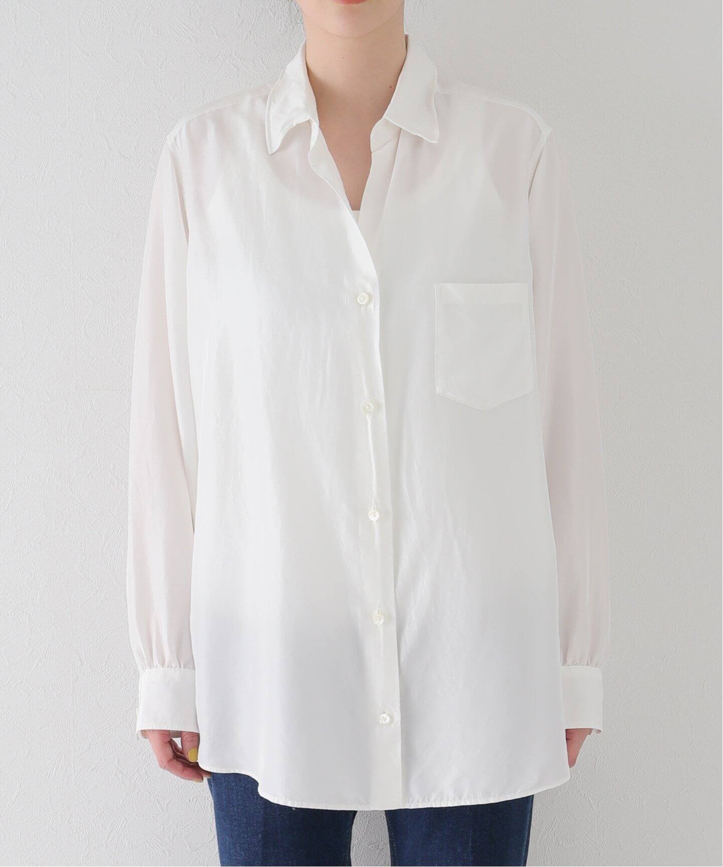 silk wash シャツ（シャツ／ブラウス）｜MUSE de Deuxieme Classe 