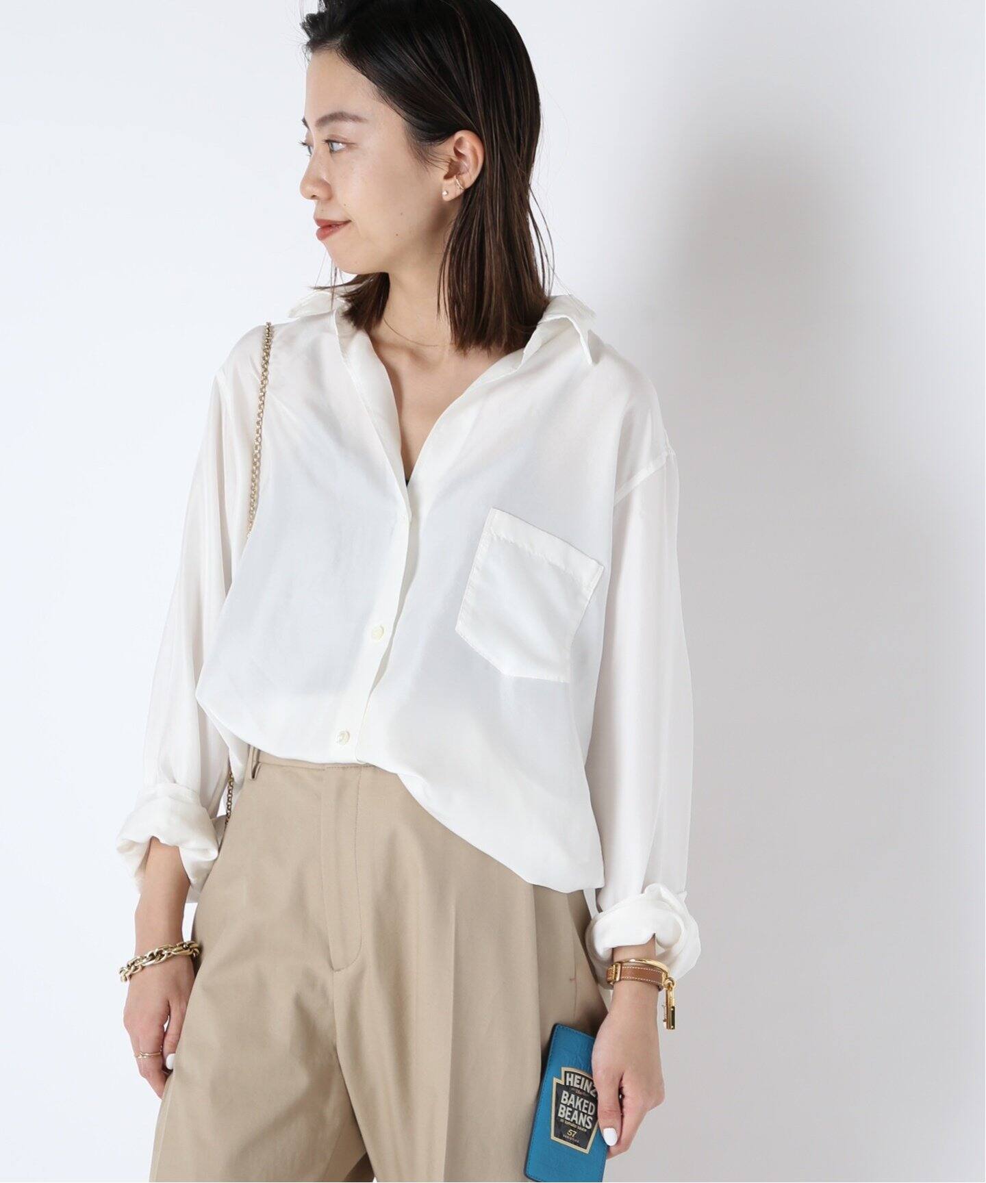 silk wash シャツ（シャツ／ブラウス）｜MUSE de Deuxieme Classe 