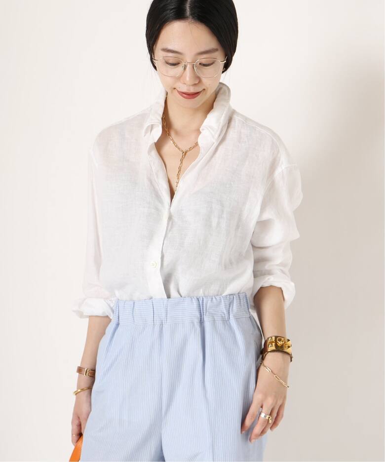 LINEN WASH シャツ（シャツ／ブラウス）｜MUSE de Deuxieme Classe 
