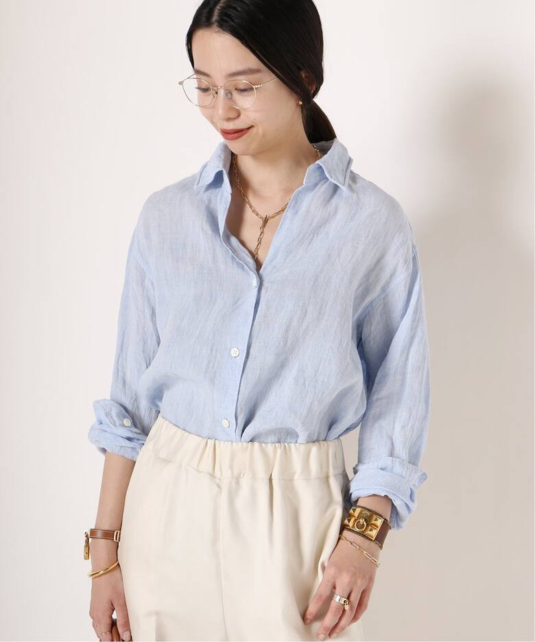 LINEN WASH シャツ（シャツ／ブラウス）｜MUSE de Deuxieme Classe 