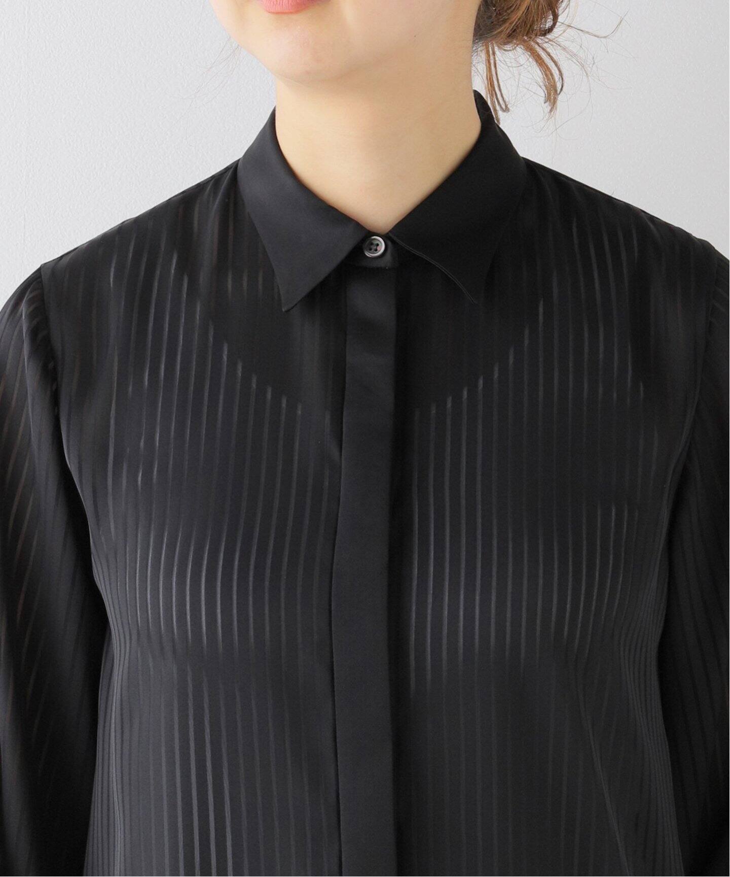 Col Pierrot/コルピエロ】Stripe Sheer シャツ（シャツ／ブラウス 