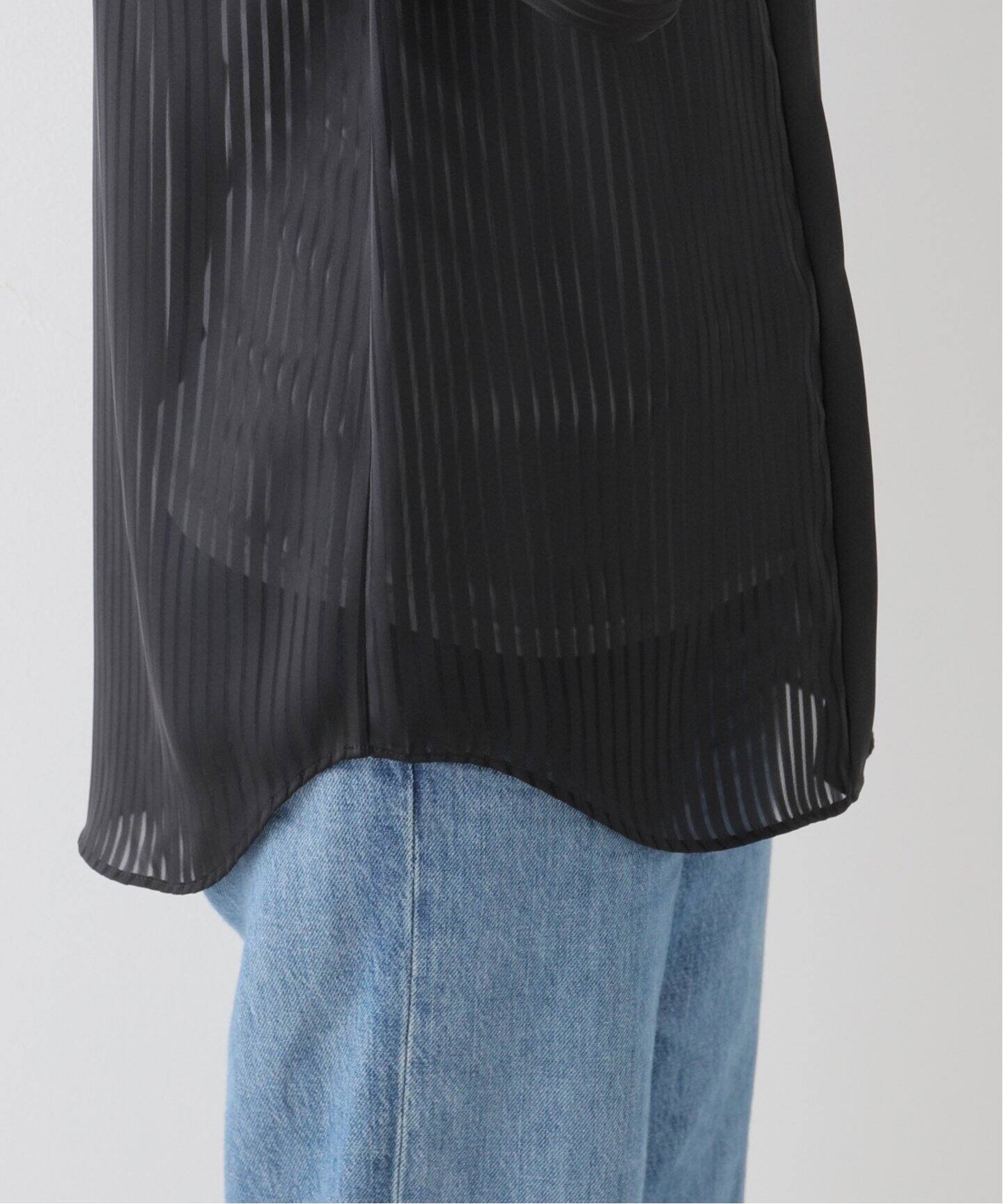 Col Pierrot/コルピエロ】Stripe Sheer シャツ（シャツ／ブラウス 