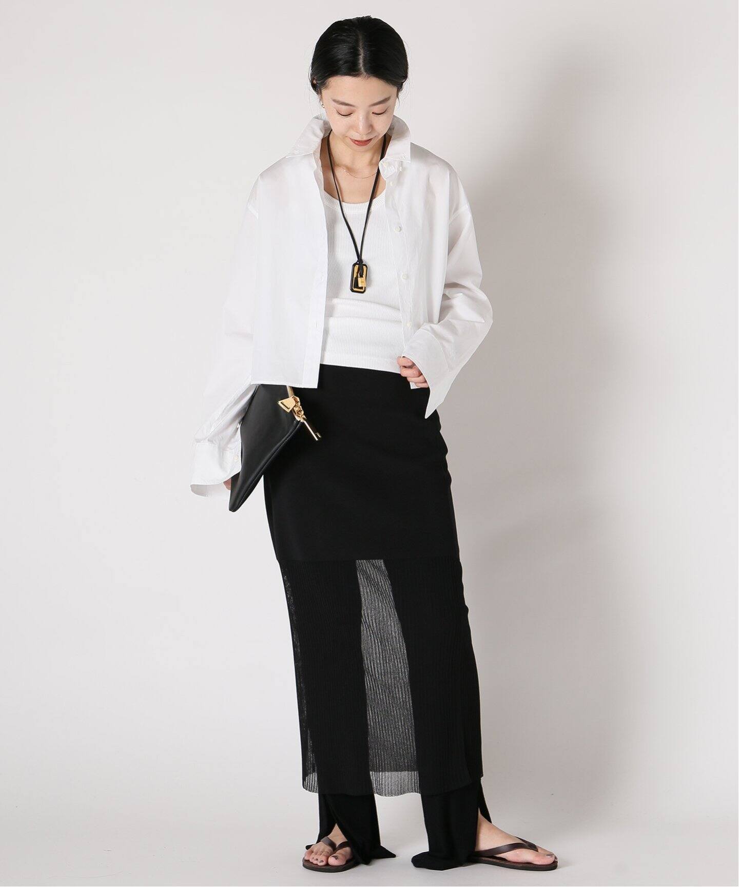 Cropped BD シャツ（シャツ／ブラウス）｜MUSE de Deuxieme Classe 
