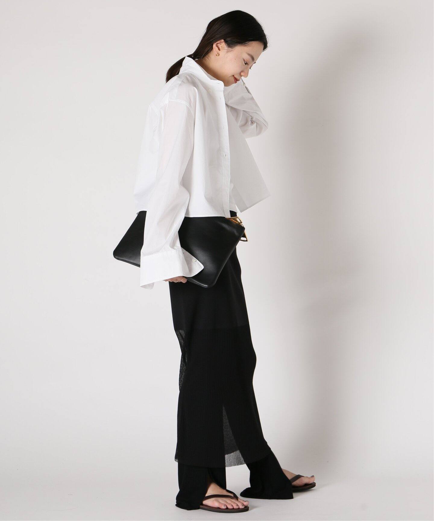 Cropped BD シャツ（シャツ／ブラウス）｜MUSE de Deuxieme Classe  