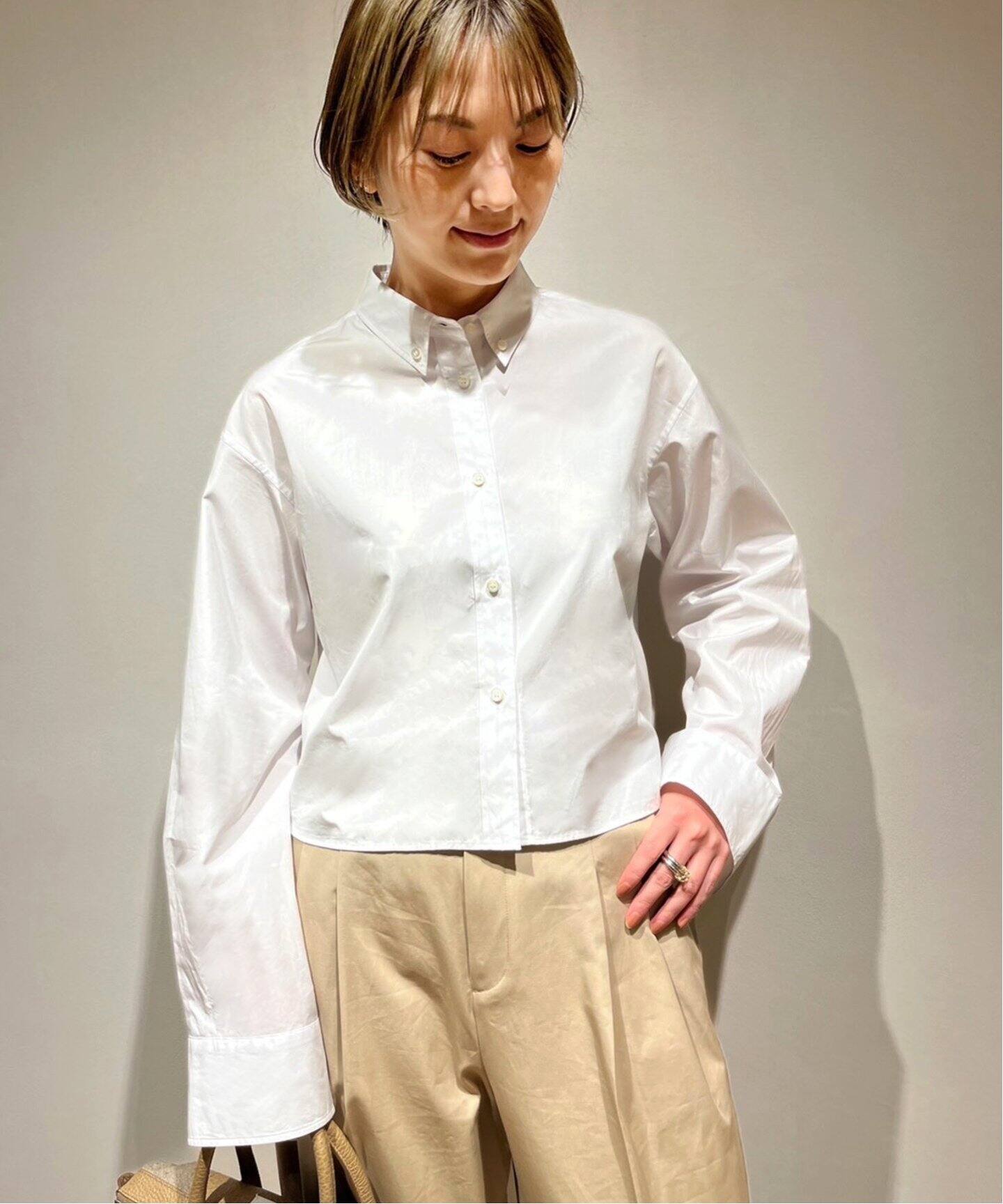 Cropped BD シャツ（シャツ／ブラウス）｜MUSE de Deuxieme Classe  