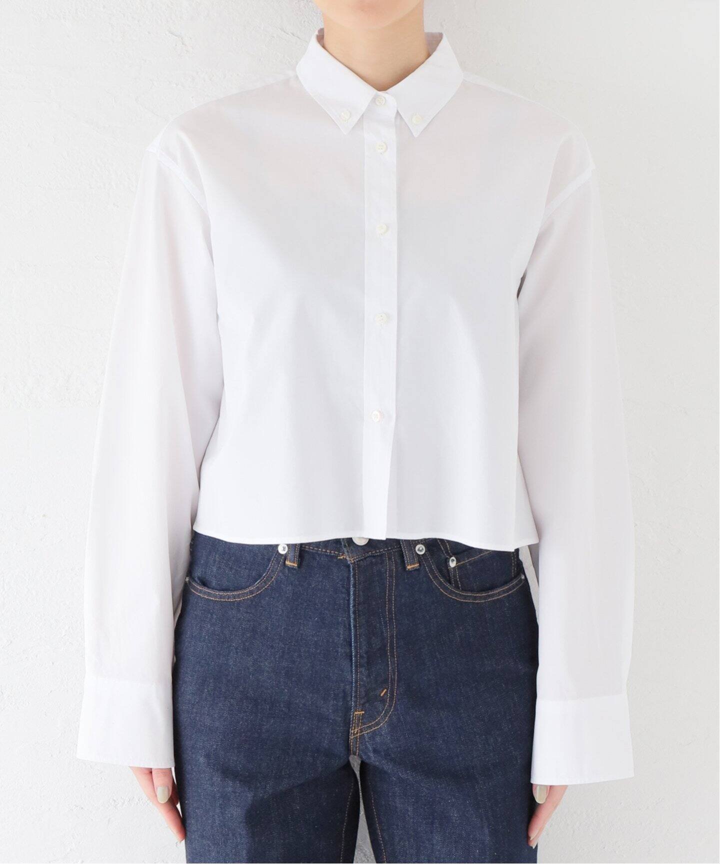 Cropped BD シャツ（シャツ／ブラウス）｜MUSE de Deuxieme Classe  
