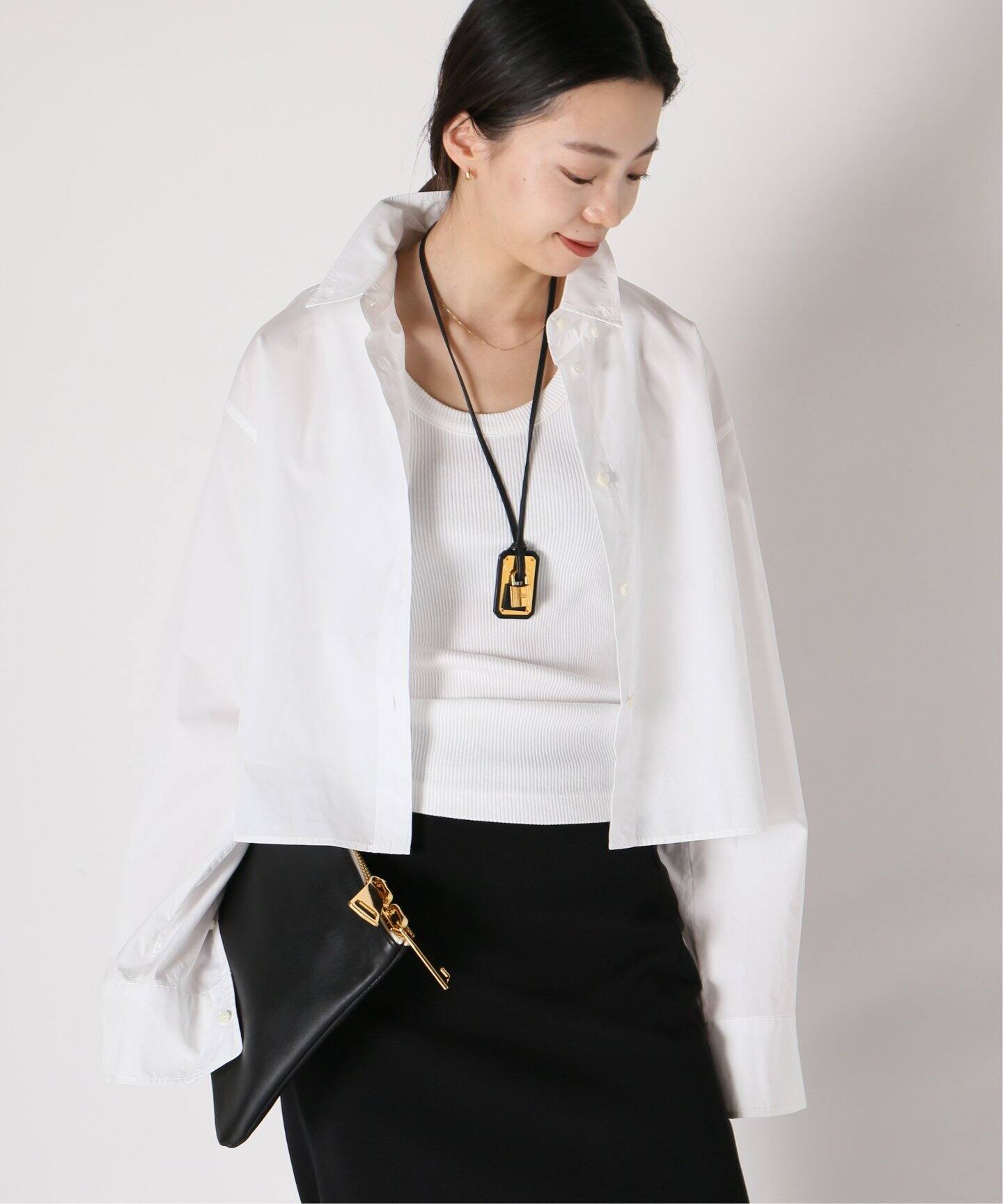 Cropped BD シャツ（シャツ／ブラウス）｜MUSE de Deuxieme Classe  