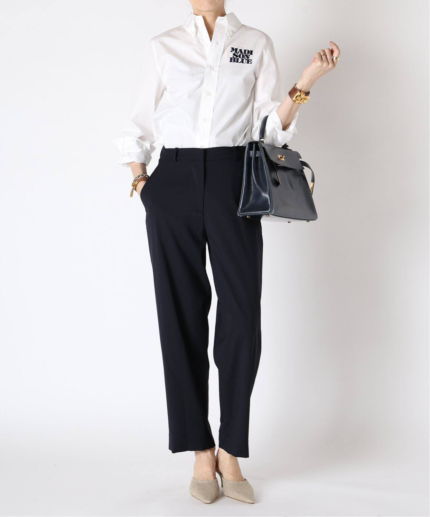 MADISONBLUE/マディソンブルー】B.D. シャツ(TYPEWRITER)（シャツ  