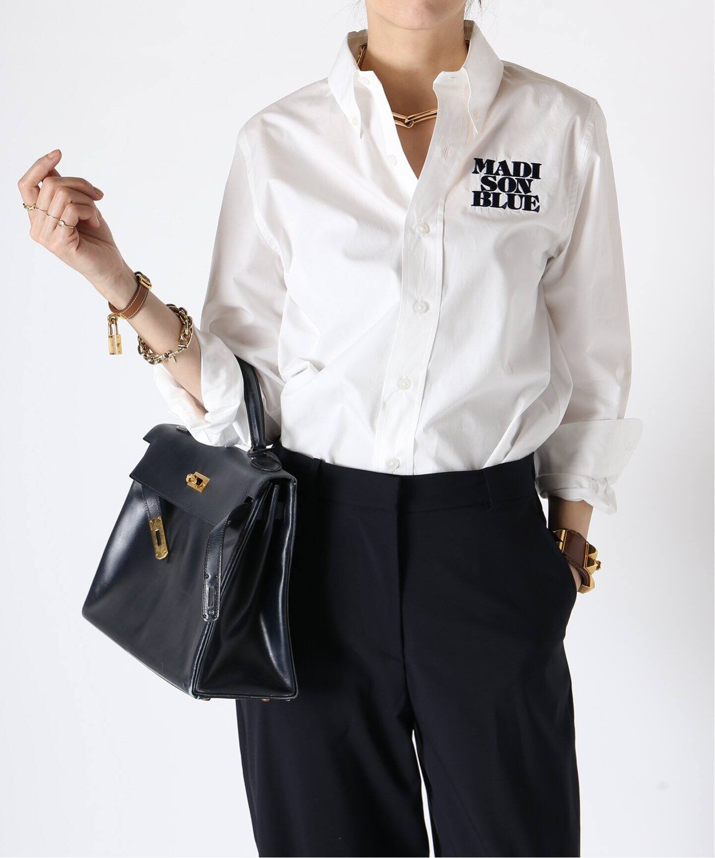 MADISONBLUE/マディソンブルー】B.D. シャツ(TYPEWRITER)（シャツ  