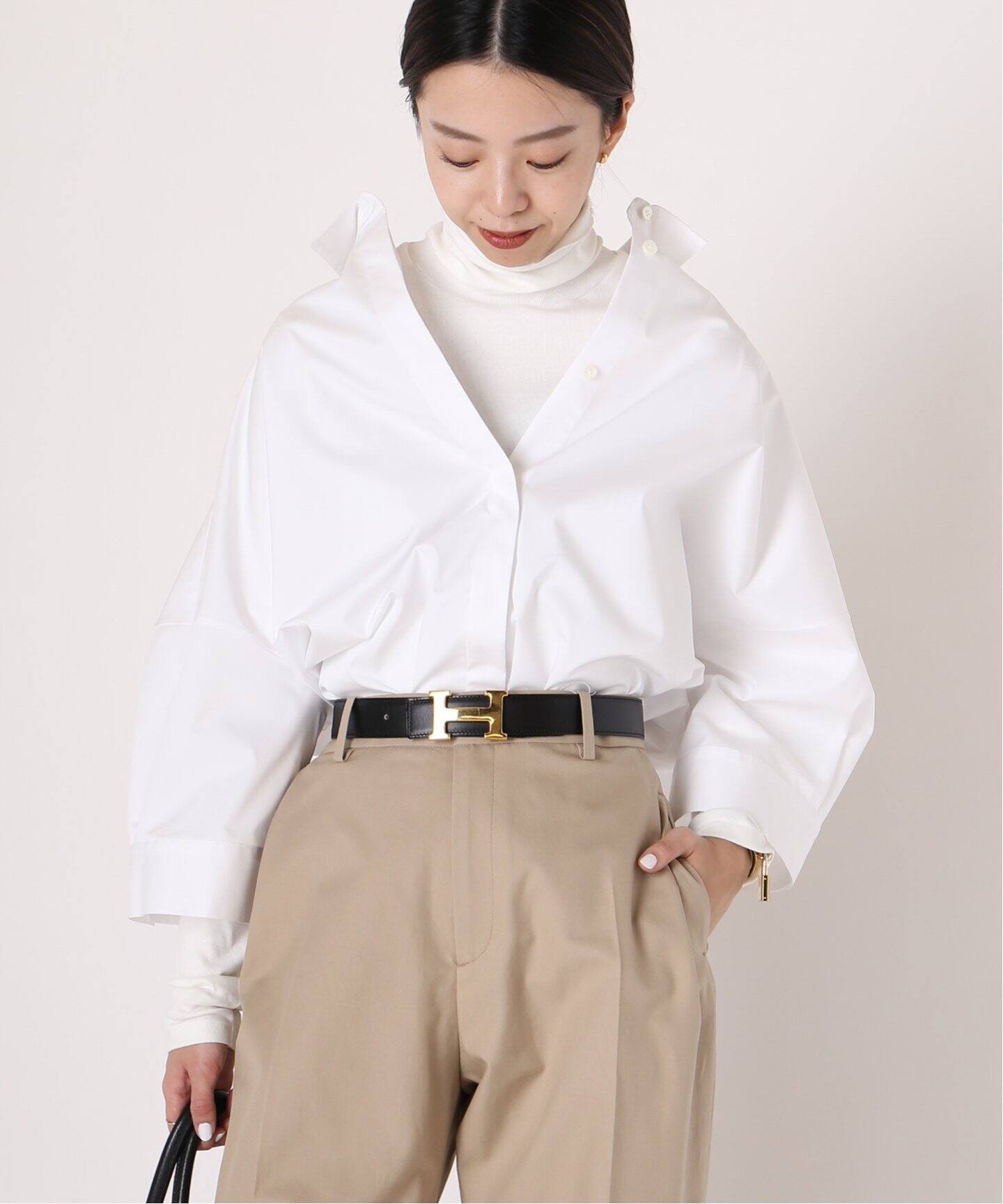 MACKINTOSH/マッキントッシュ】COTTON BOXY シャツ（シャツ／ブラウス 