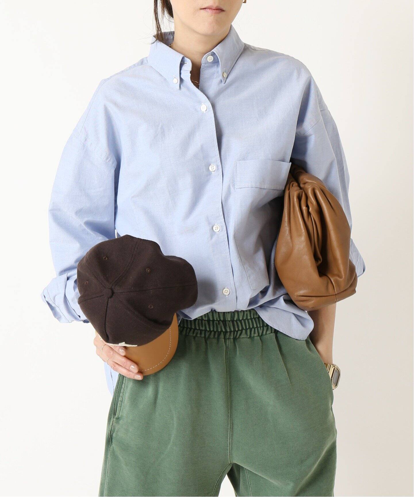 STUDIO NICHOLSON/スタジオ ニコルソン】WASHED OXFORD シャツ（シャツ 