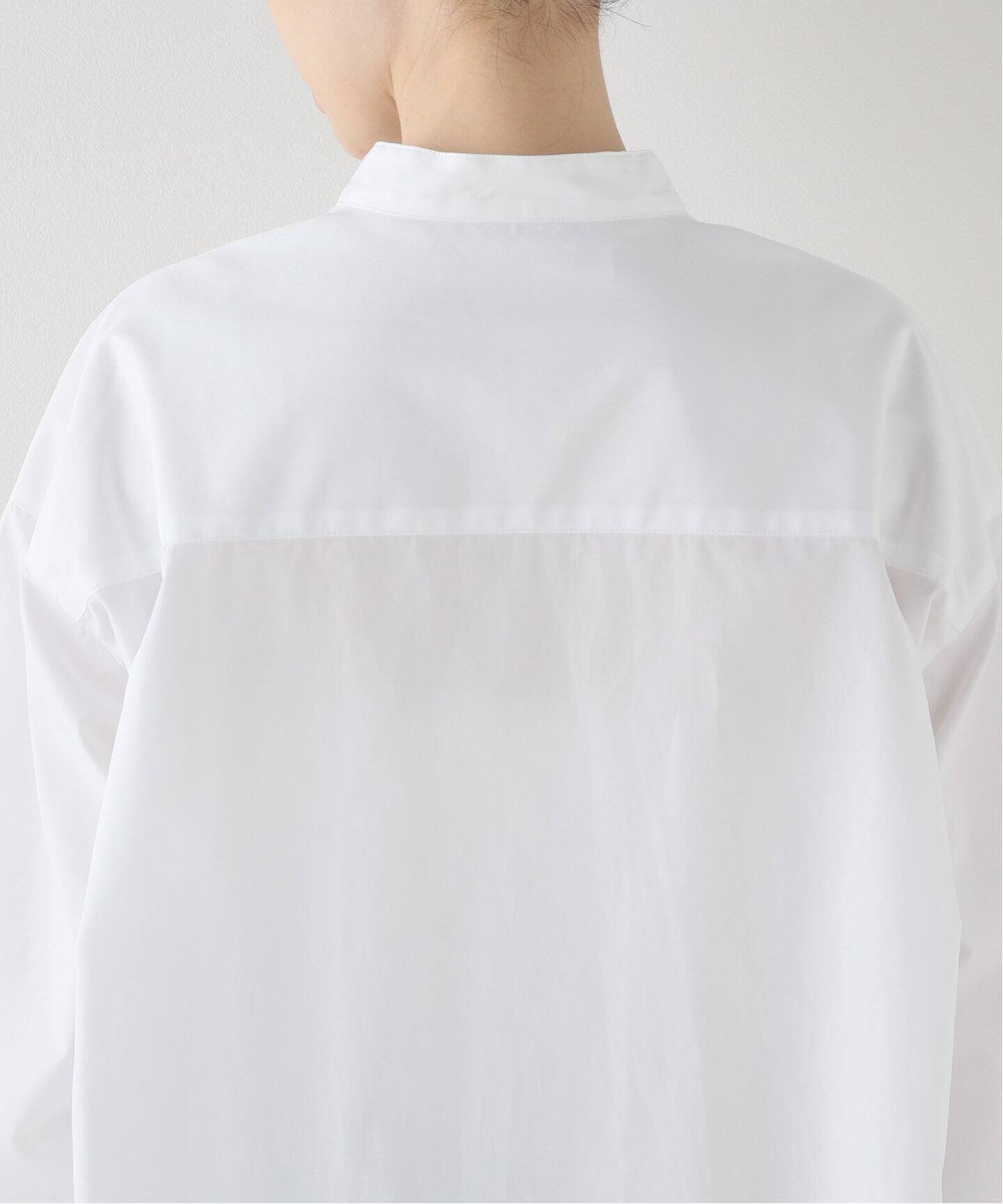No Collar Long Shirt（シャツ／ブラウス）｜L 