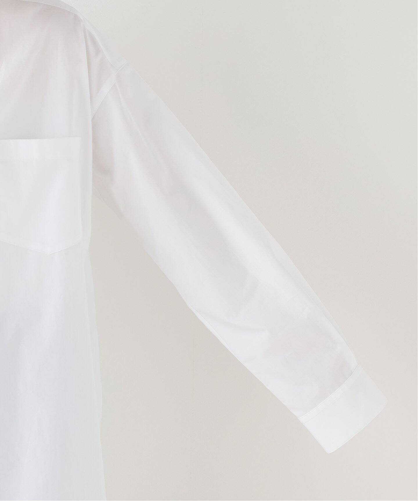 No Collar Long Shirt（シャツ／ブラウス）｜L