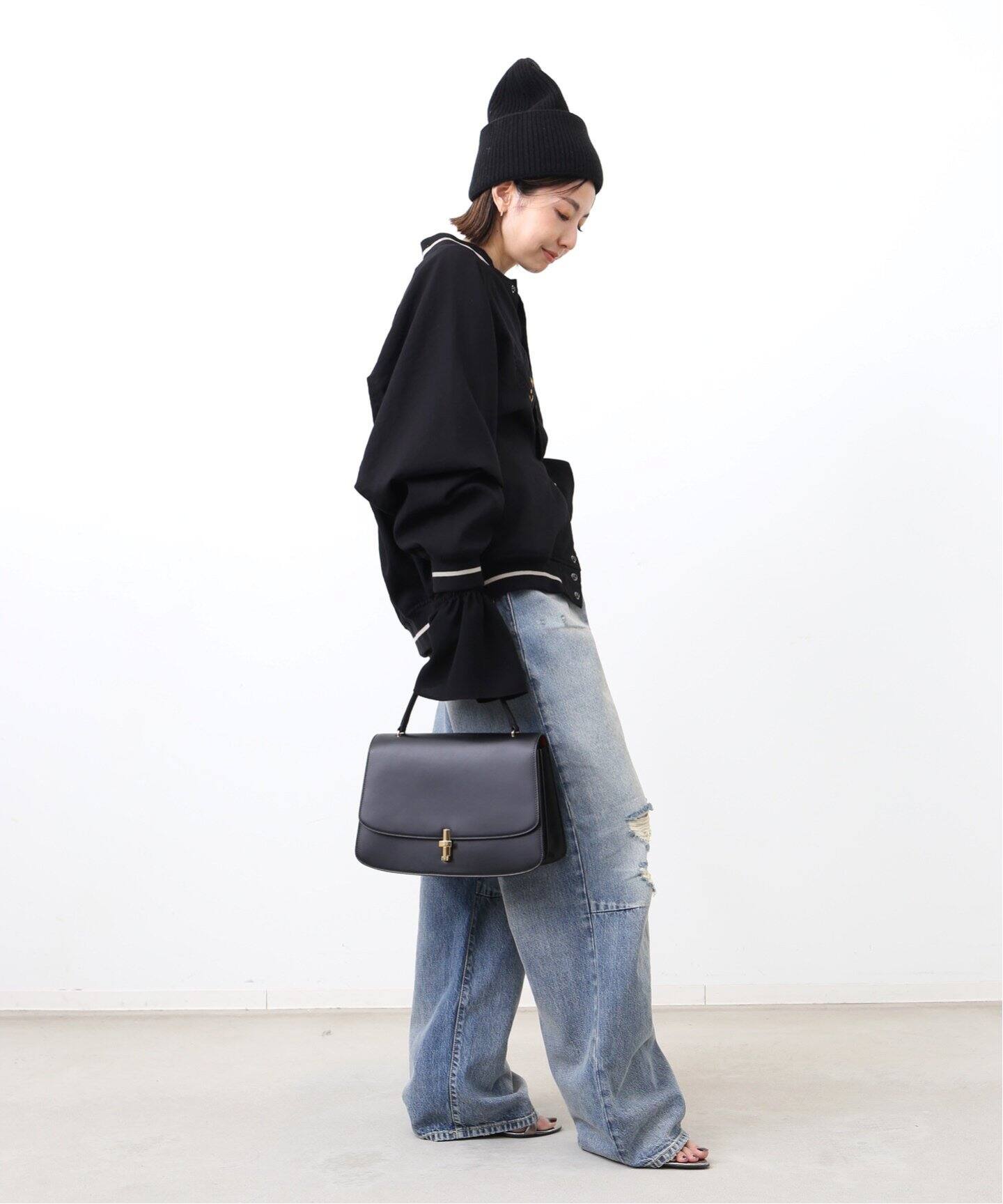 Shirring Blouse（シャツ／ブラウス）｜L