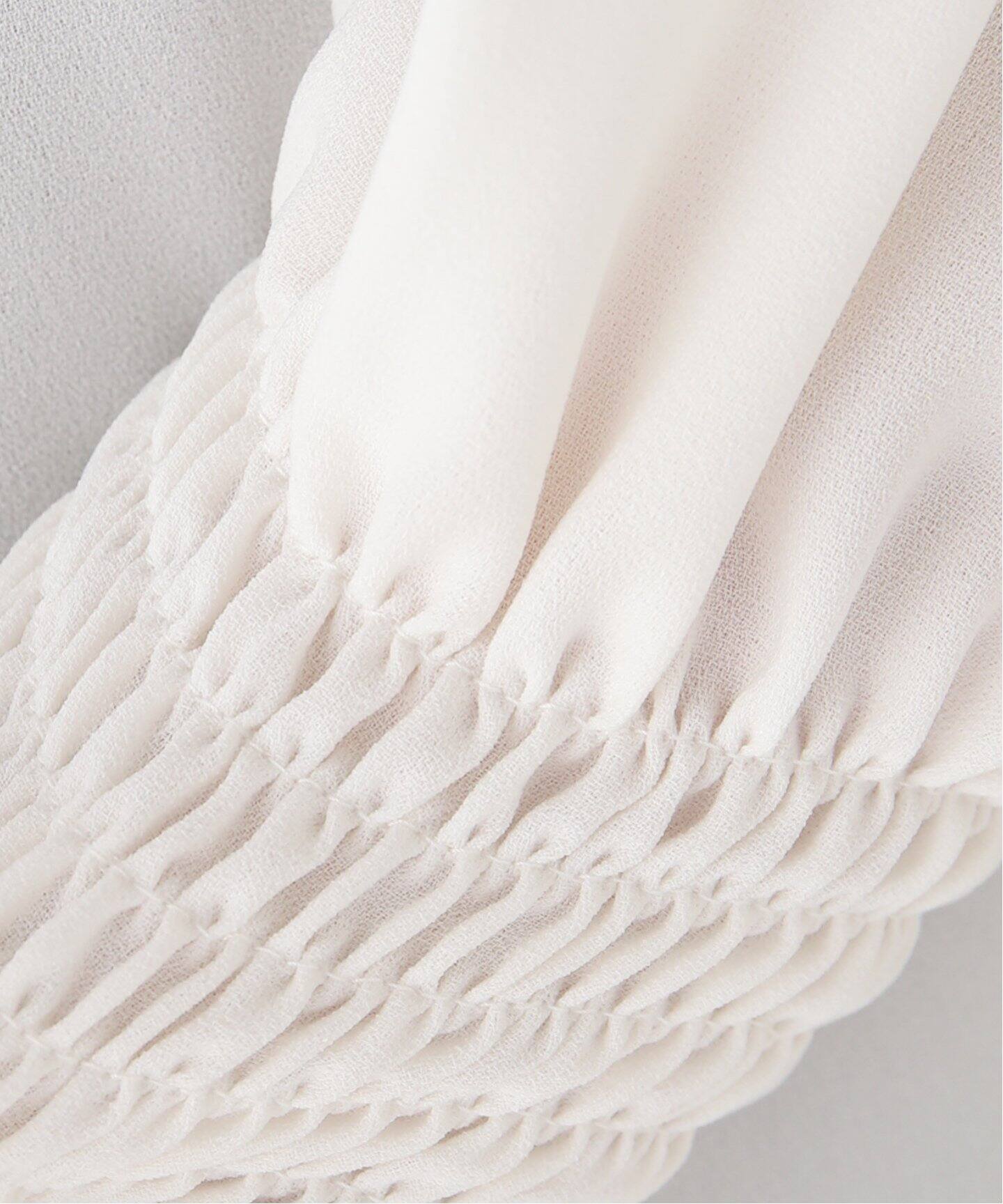 Shirring Blouse（シャツ／ブラウス）｜L