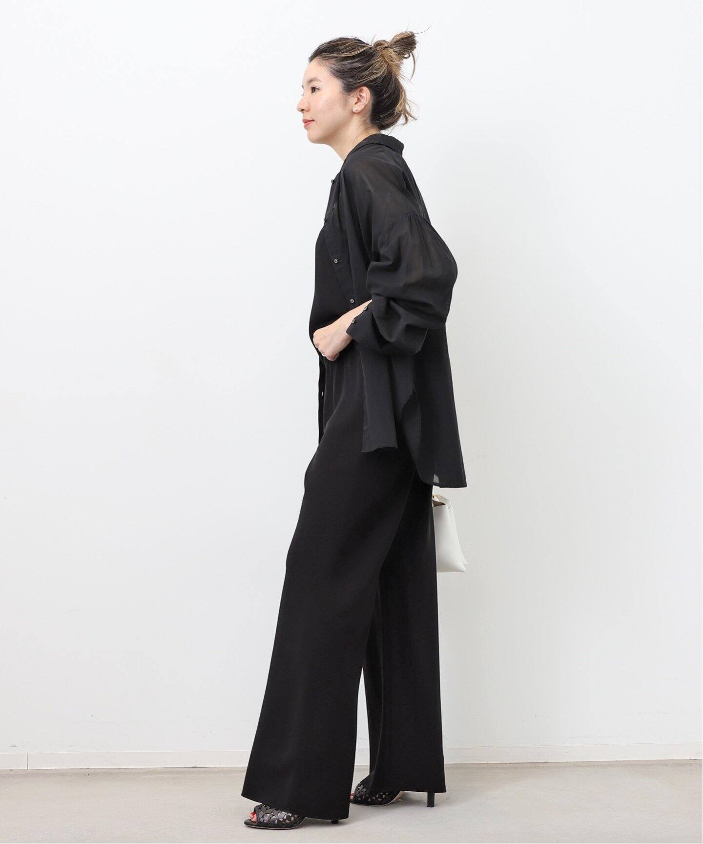 GOOD GRIEF!/グッドグリーフ】 SHEER GATHER COTTON SHIRT（シャツ 