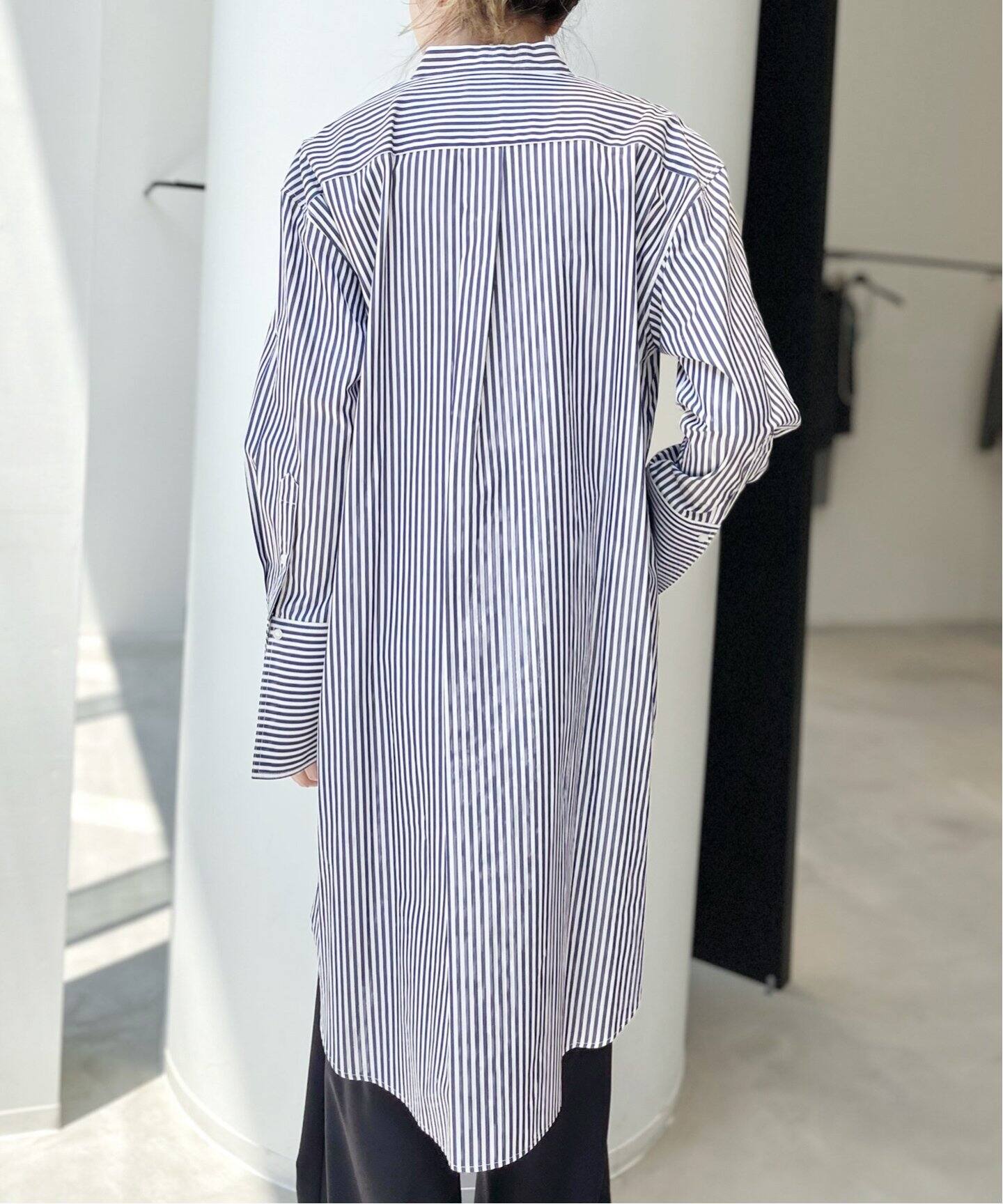 Stripe Long Shirt（シャツ／ブラウス）｜L 