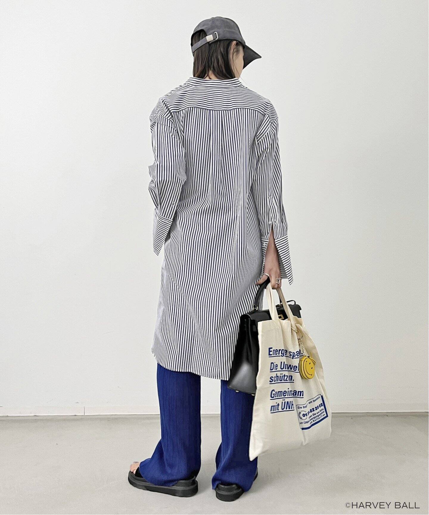 Stripe Long Shirt（シャツ／ブラウス）｜L 