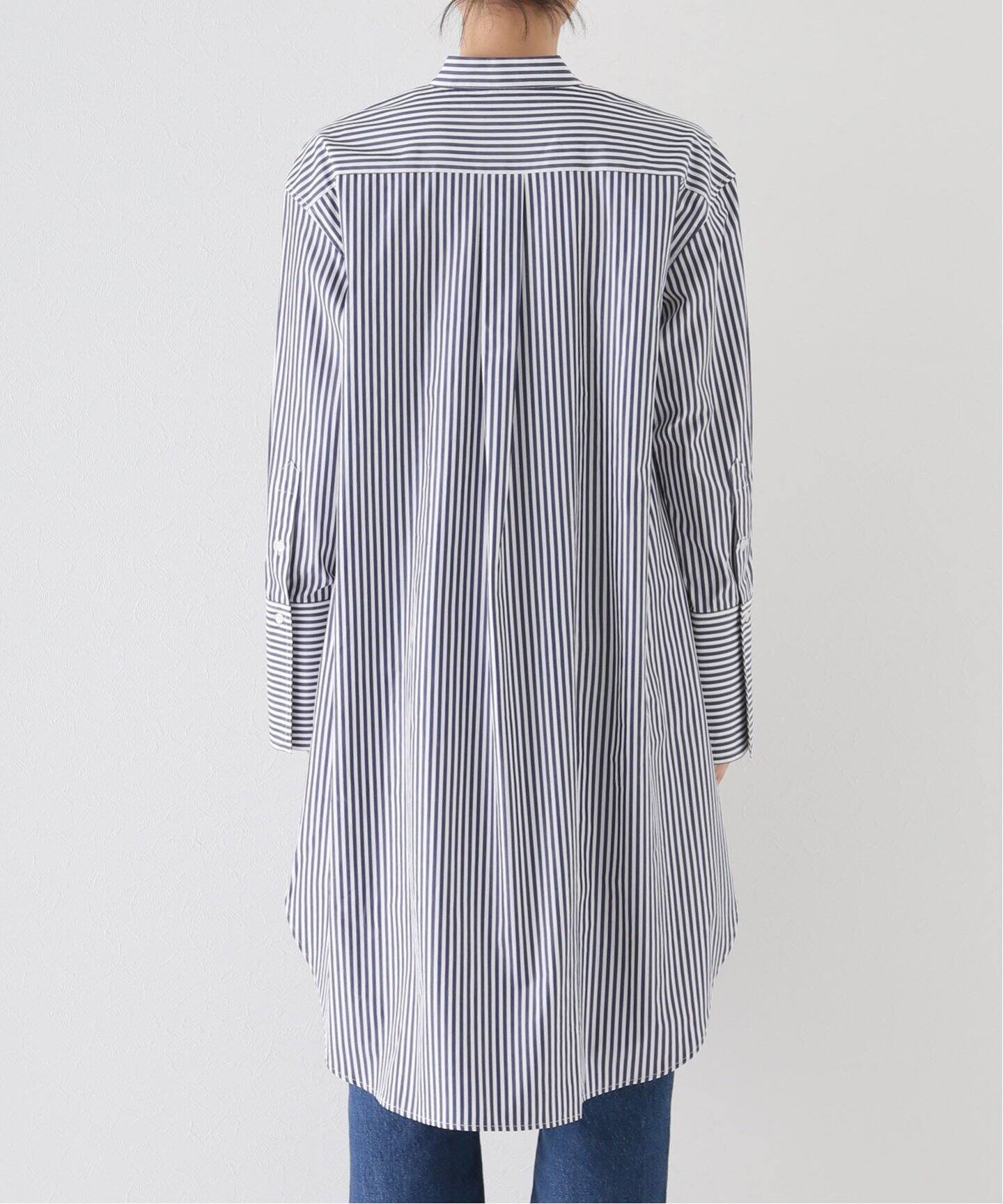Stripe Long Shirt（シャツ／ブラウス）｜L 