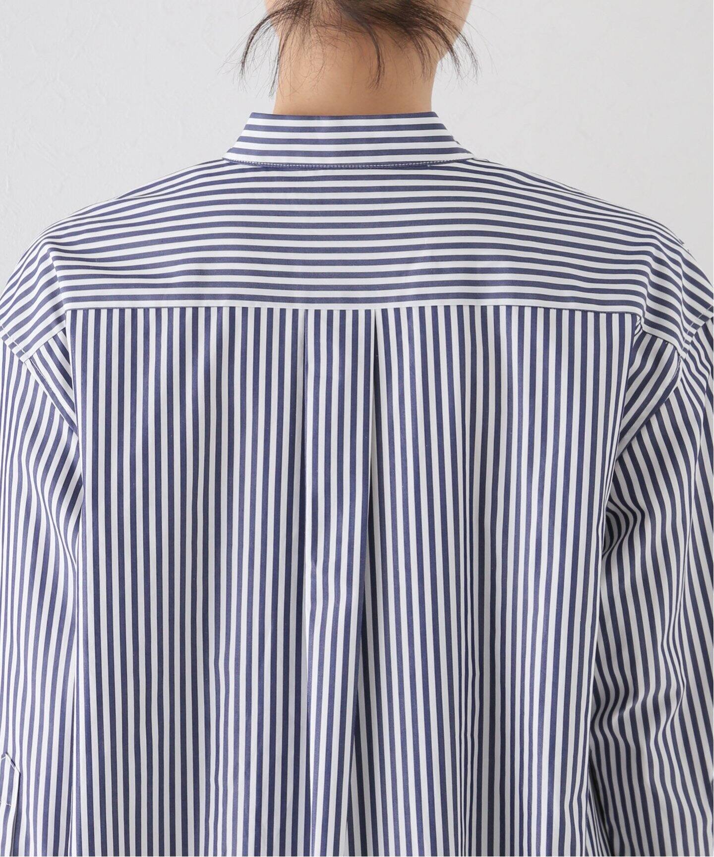 Stripe Long Shirt（シャツ／ブラウス）｜L 