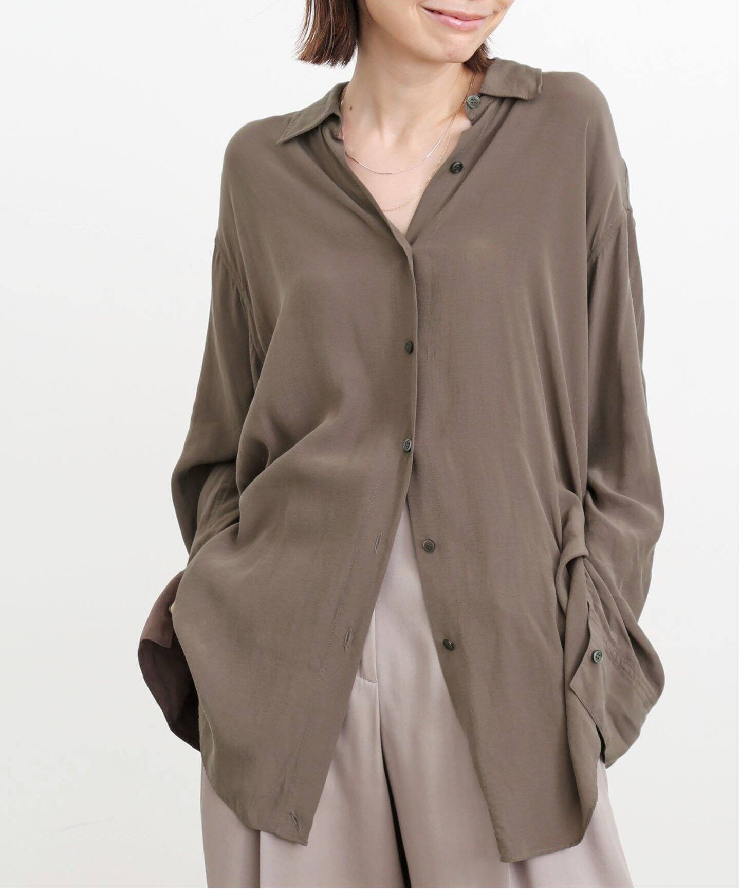 Col Pierrot /コル ピエロ】New 2way shirt（シャツ／ブラウス）｜L  