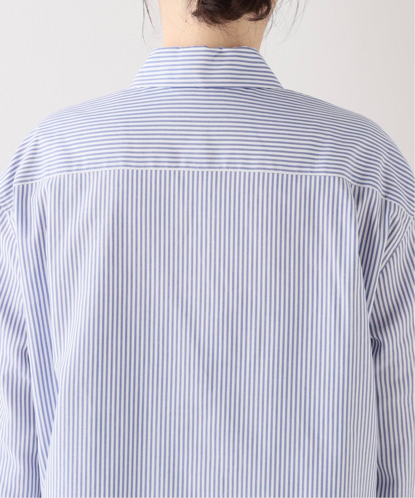 Minimal Flat Stripe Shirt（シャツ／ブラウス）｜L 