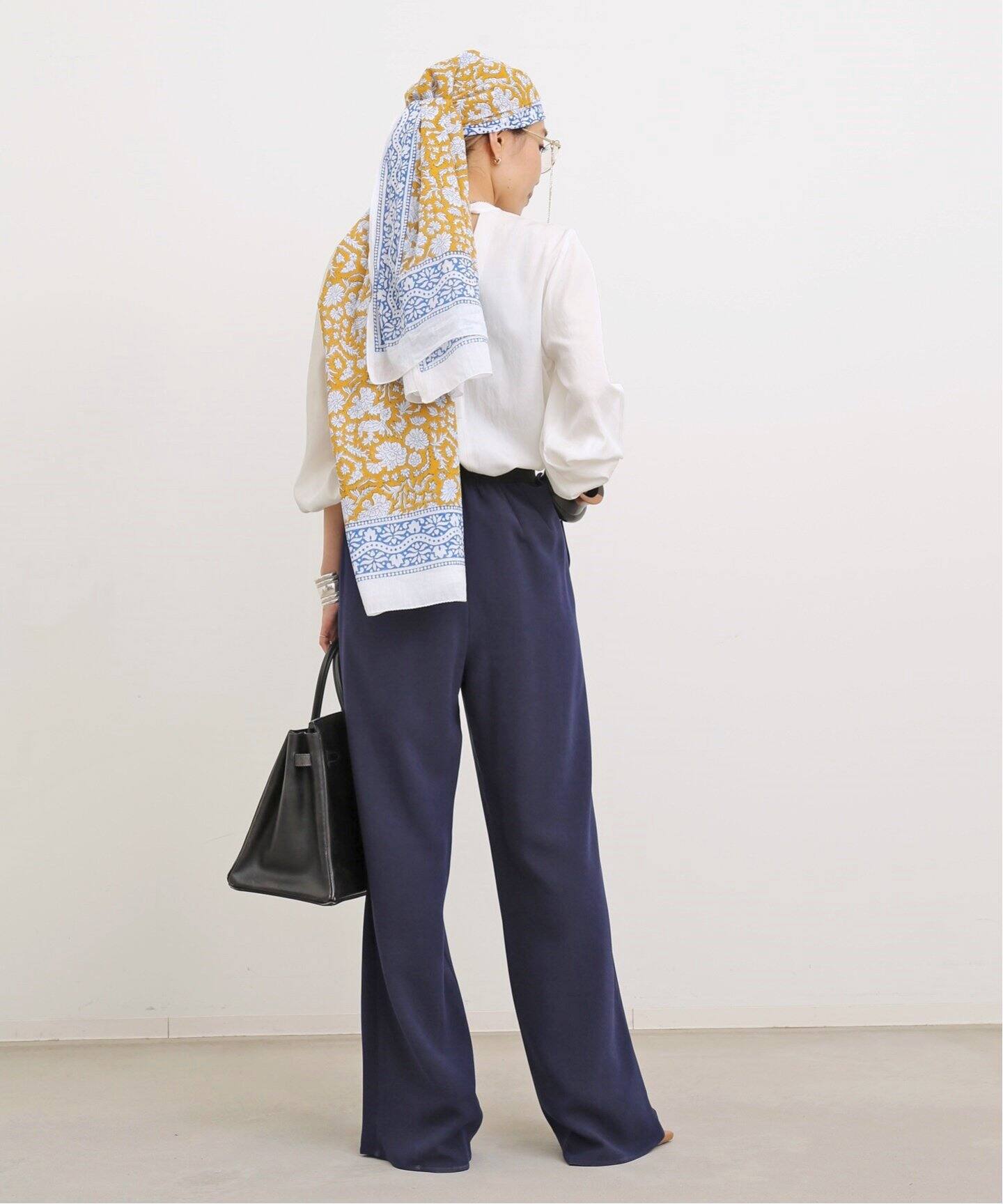 Crew neck Gather Blouse（シャツ／ブラウス）｜L