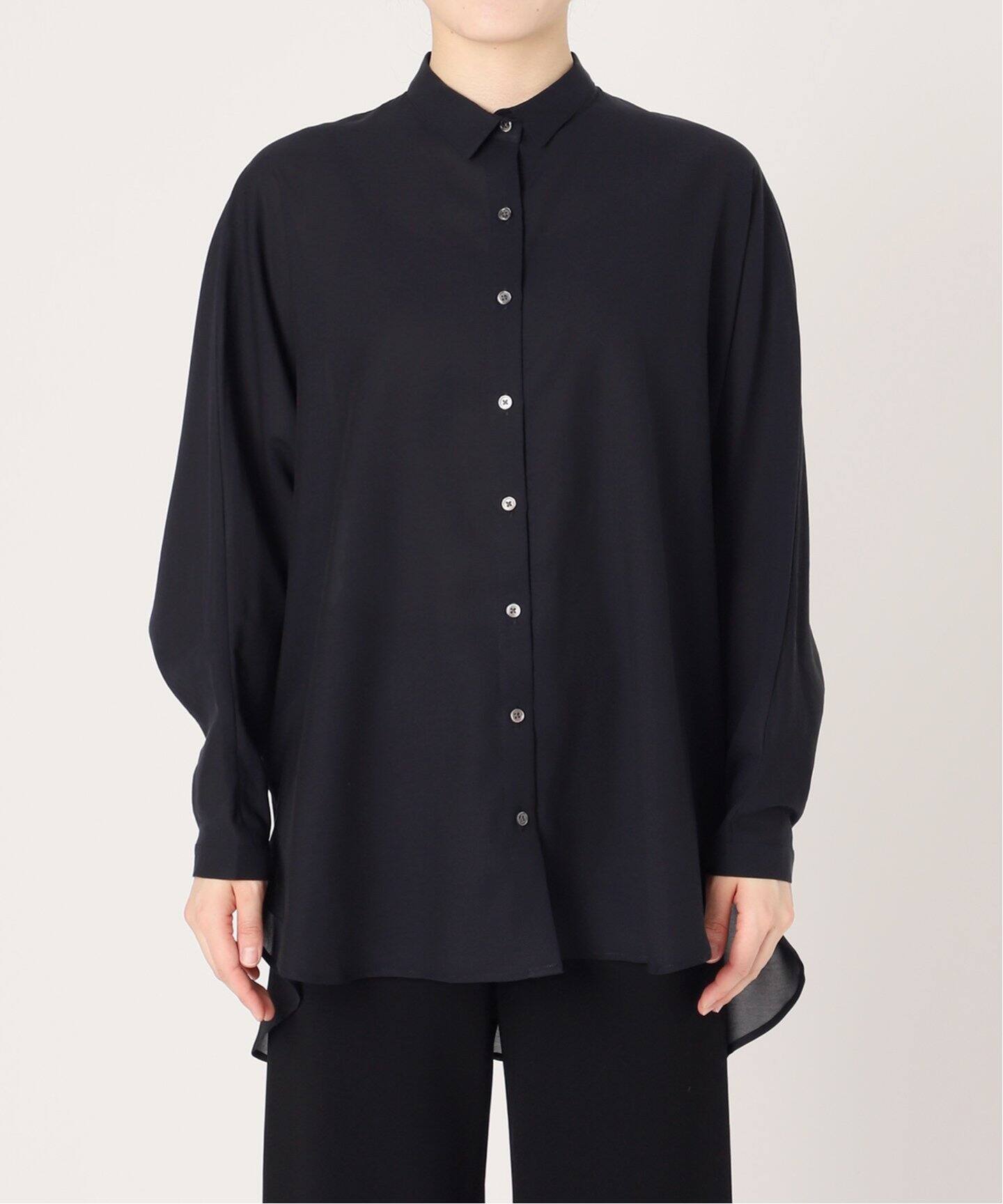 Dolman sleeve sheer Blouse（シャツ／ブラウス）｜L