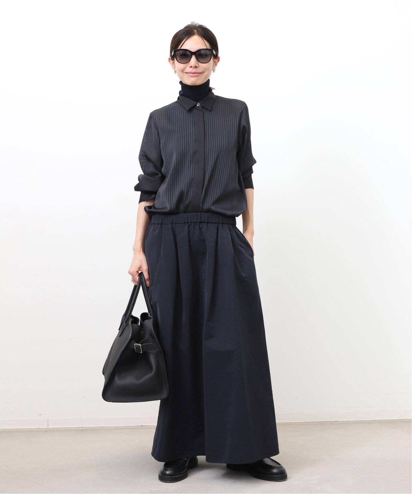 Stripe Sheer Shirt（シャツ／ブラウス）｜L 