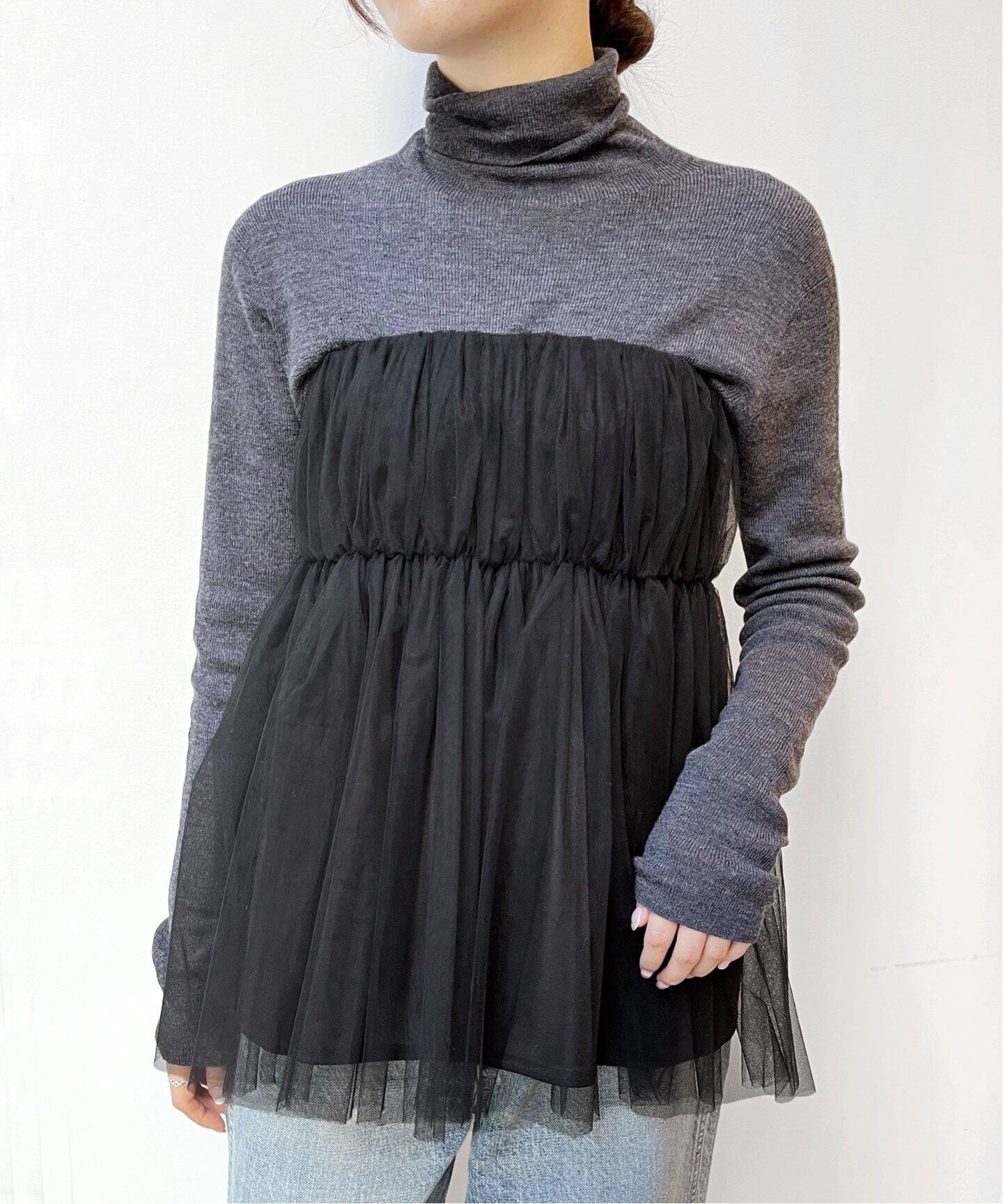 Tulle Bustier（シャツ／ブラウス）｜L