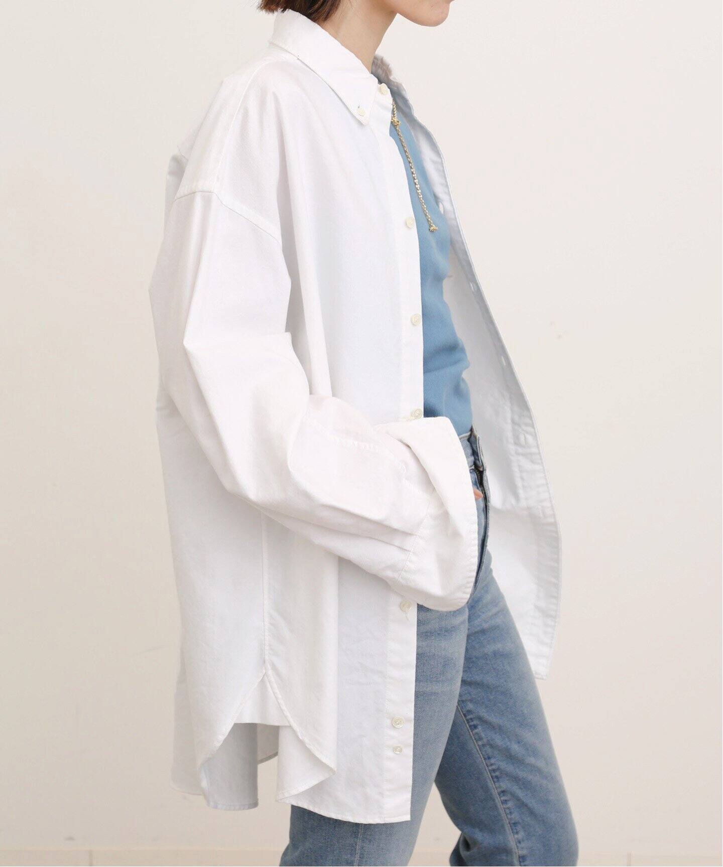 Americana/アメリカーナ】Oxford Oversize Shirt（シャツ／ブラウス 