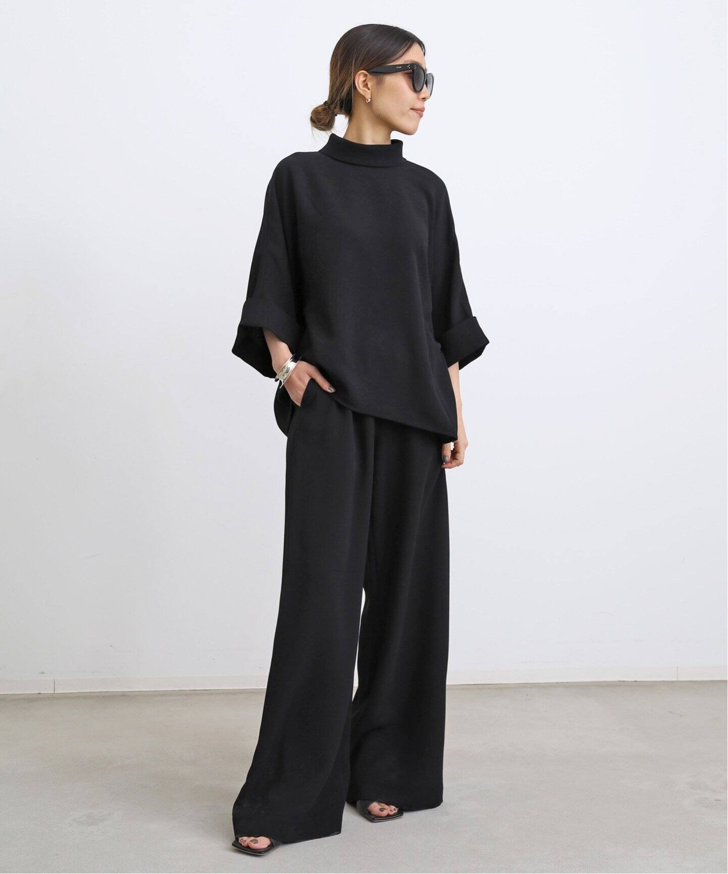 MARK KENLY DOMINO TAN /マークケンリードミノタン】2way BLOUSE  