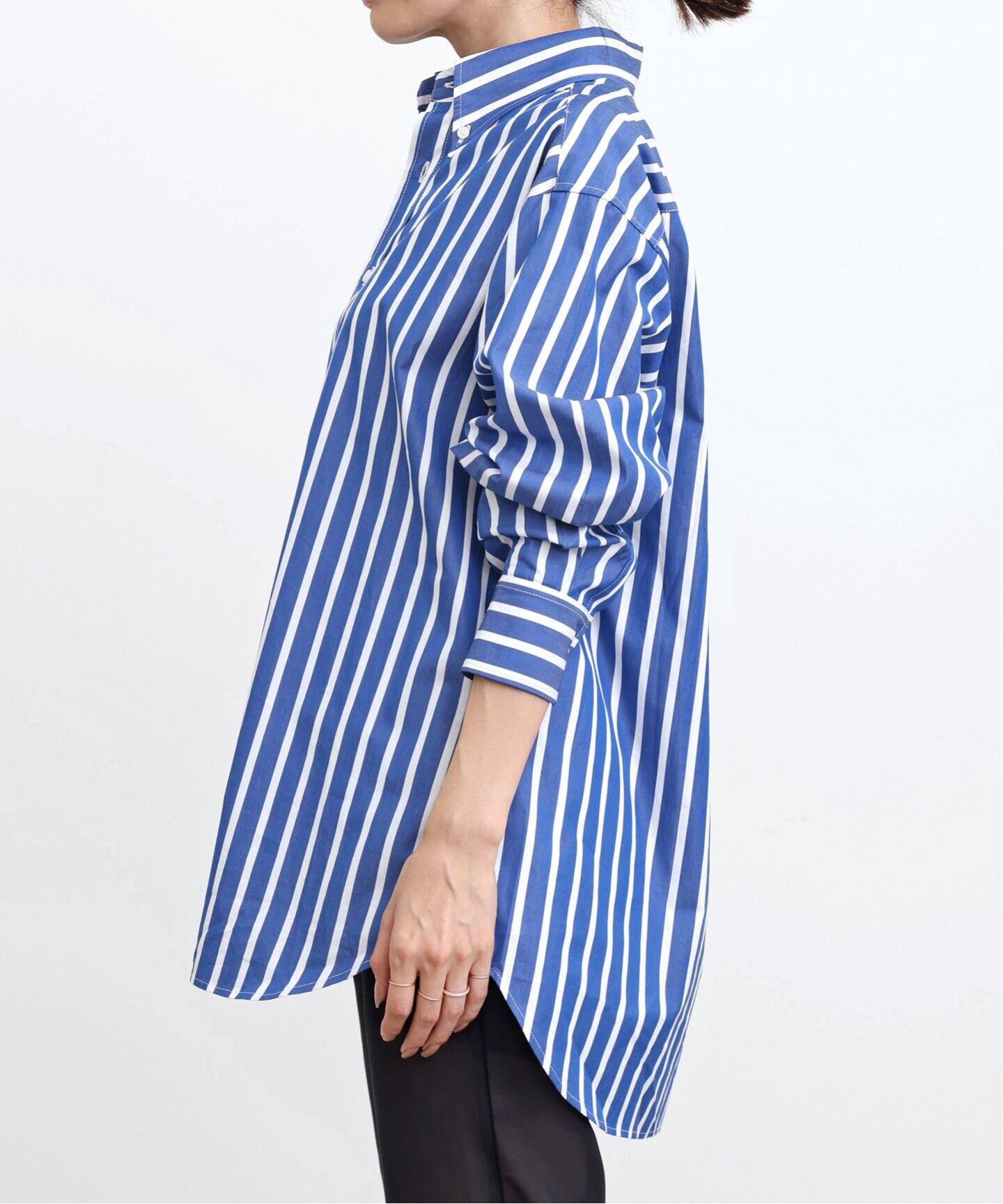 LES PRAIRIES DE PARIS/レプレリード パリ】 STRIPE SHIRT（シャツ 