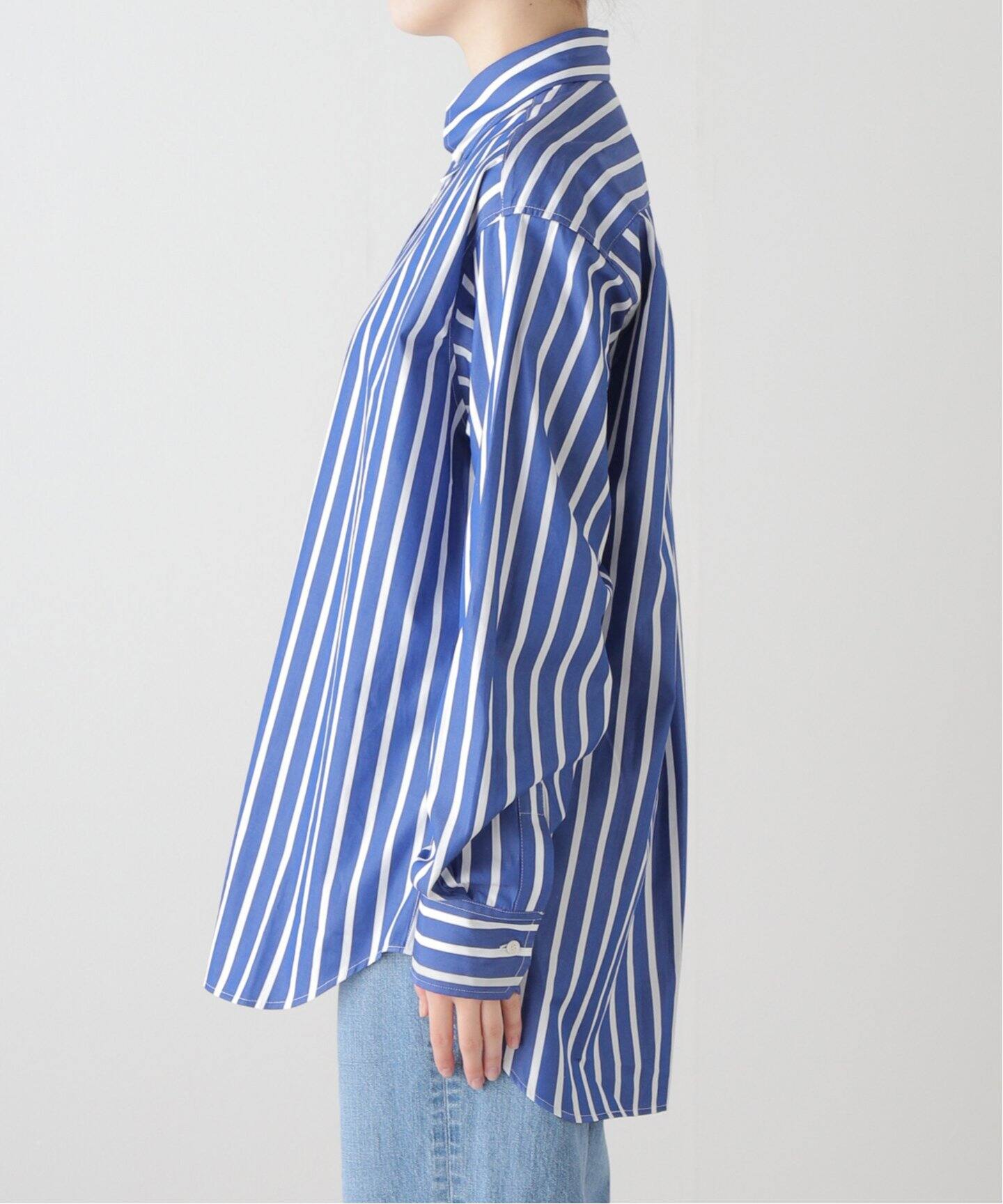 LES PRAIRIES DE PARIS/レプレリード パリ】 STRIPE SHIRT