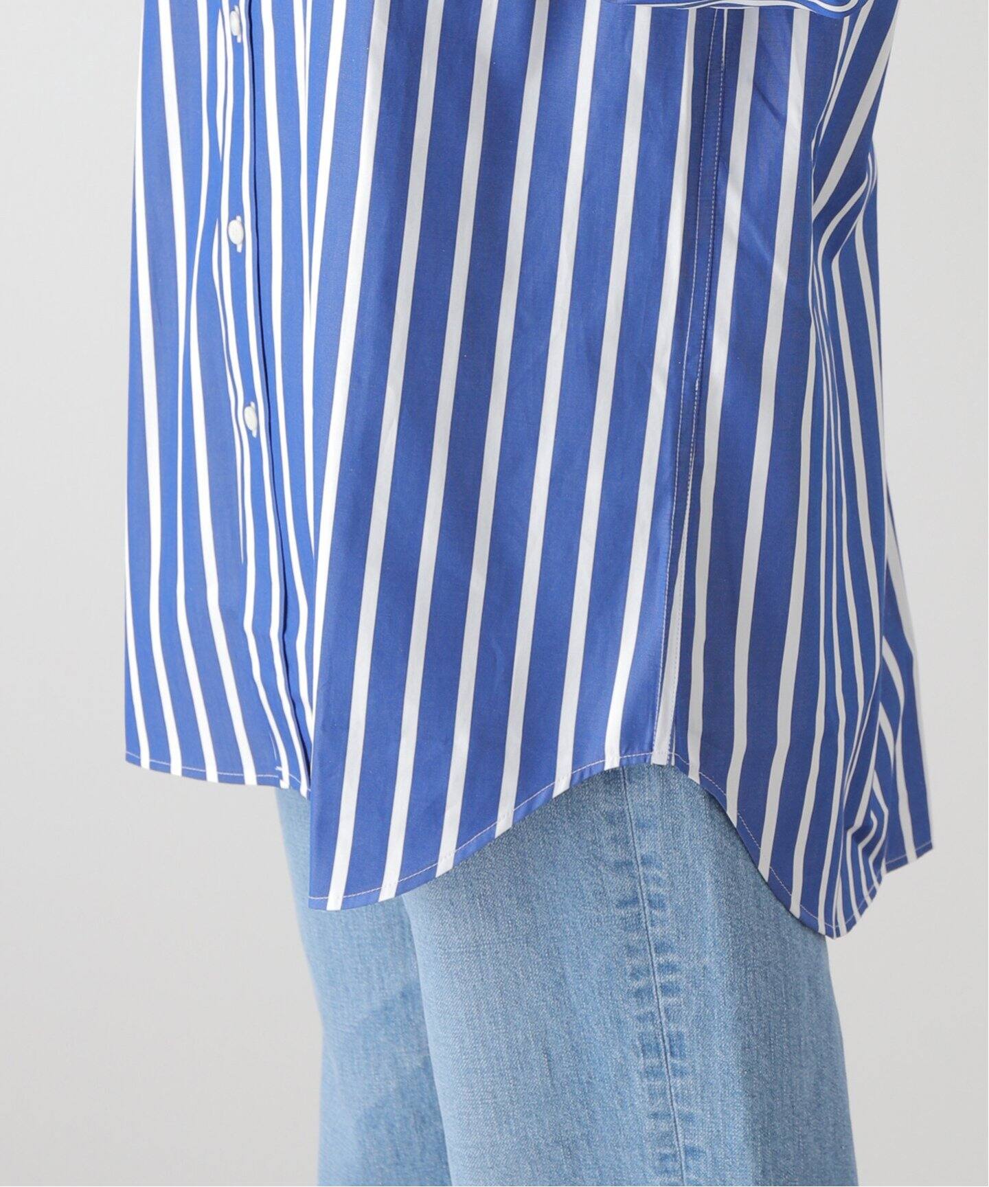 LES PRAIRIES DE PARIS/レプレリード パリ】 STRIPE SHIRT