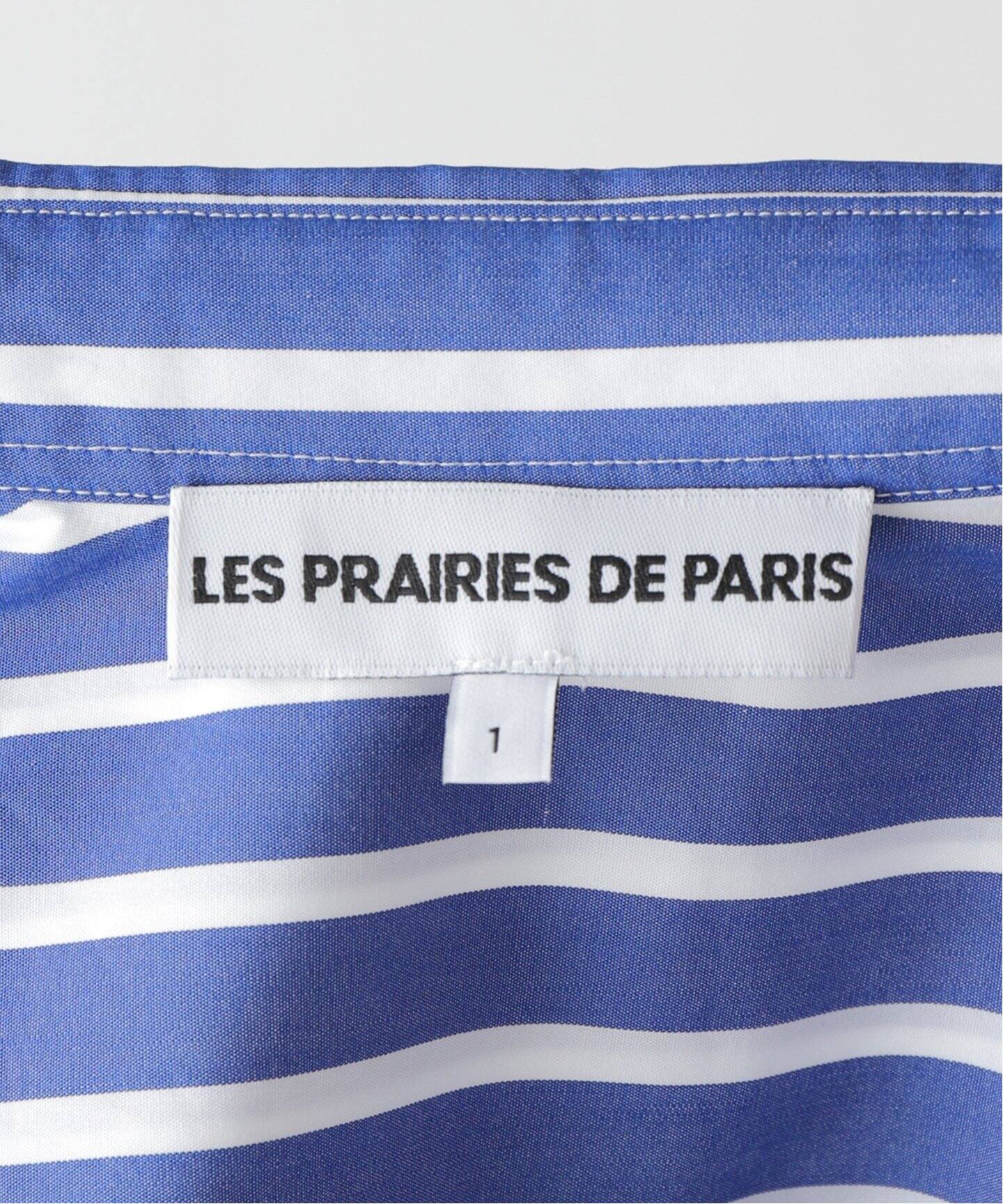LES PRAIRIES DE PARIS/レプレリード パリ】 STRIPE SHIRT
