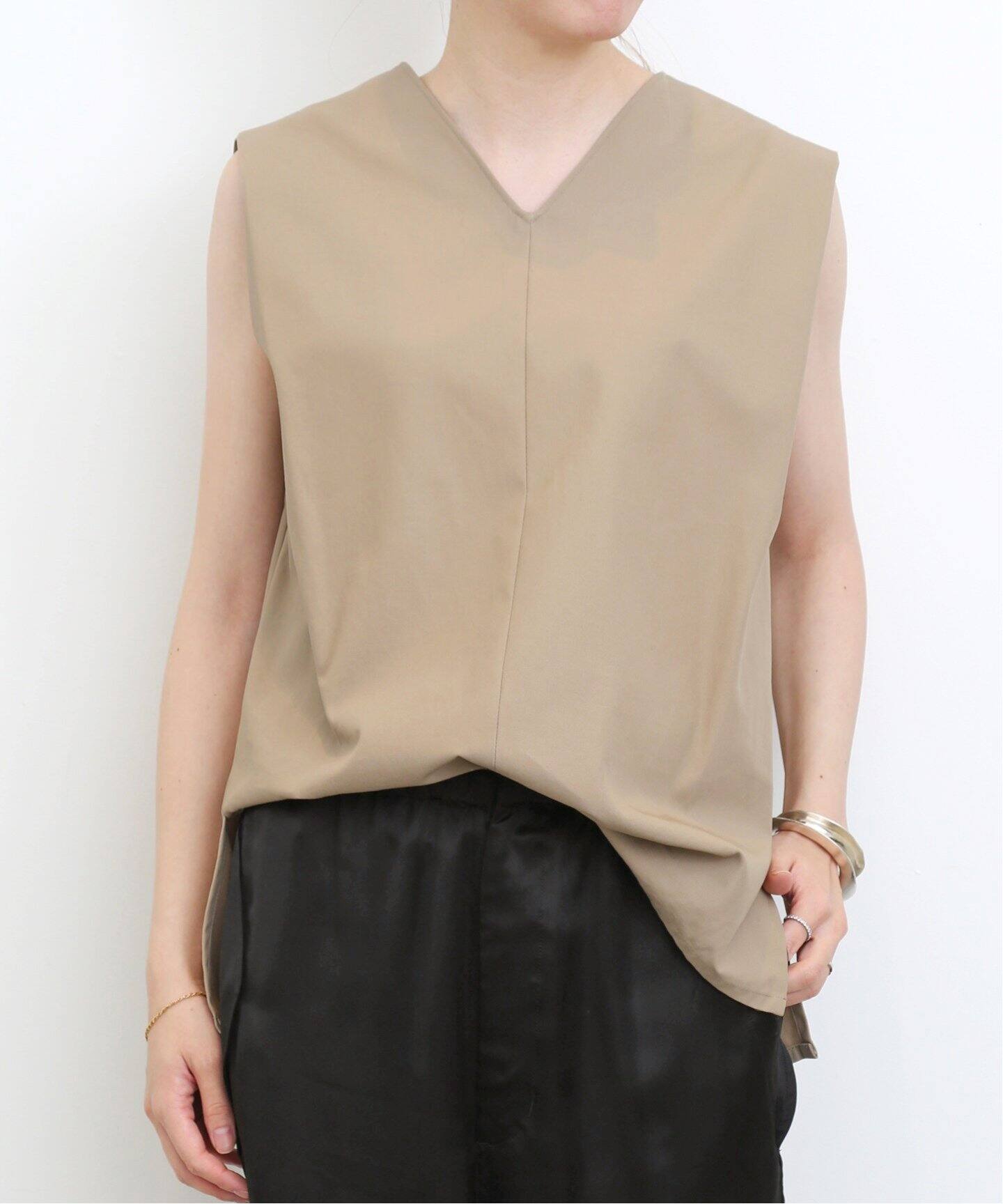 MACKINTOSH/マッキントッシュ】コットンツイル ノースリーブブラウス  