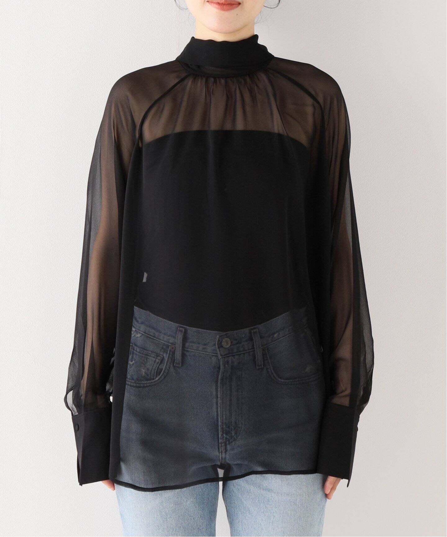 FILIPPA K/フィリッパ コー】 Transparent Tie Neck Blouse（シャツ 