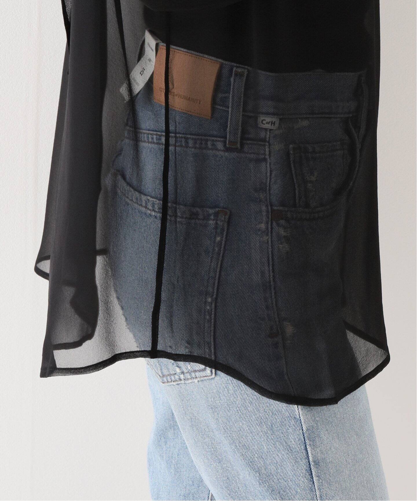 FILIPPA K/フィリッパ コー】 Transparent Tie Neck Blouse（シャツ 