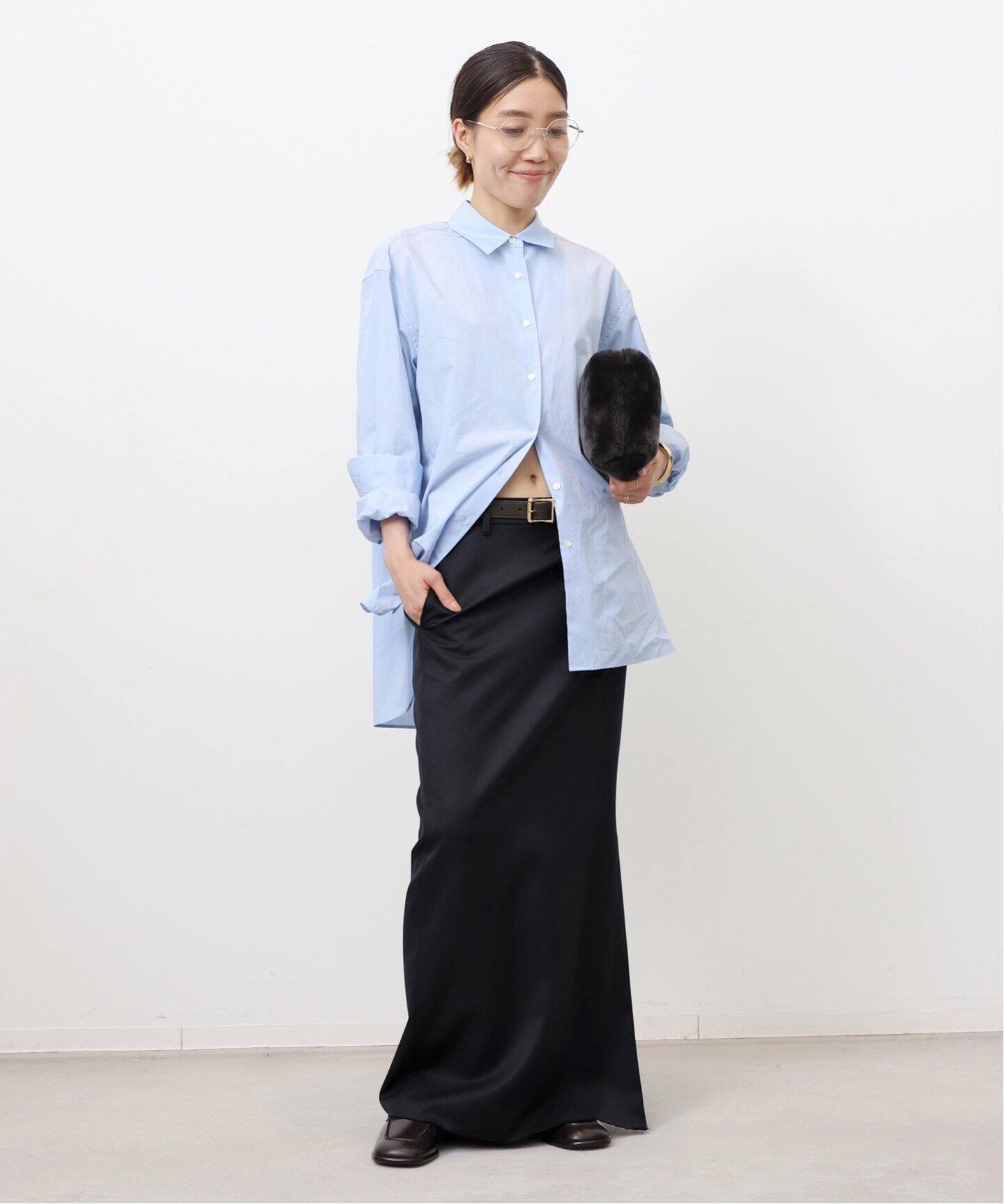 NILI LOTAN/ニリロータン】 YORKE SHIRT（シャツ／ブラウス）｜L  