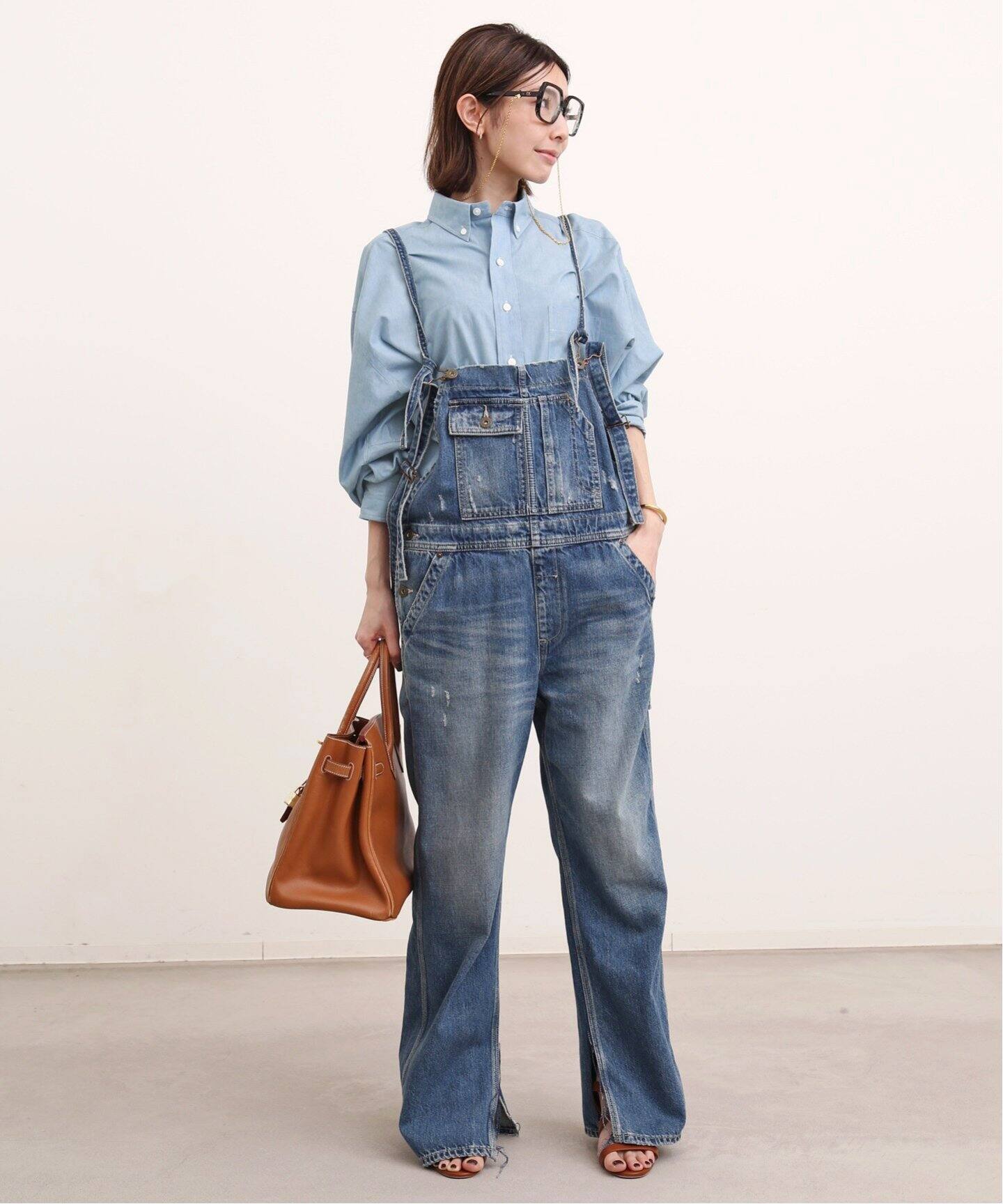 COUTURE D`ADAM/クチュールドアダム】Oversized Chambray Button down 